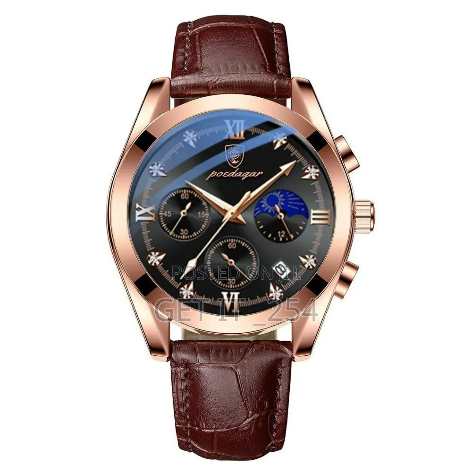 POEDAGAR 806 Men Watch Sport Chronograph Fashion Date Quar