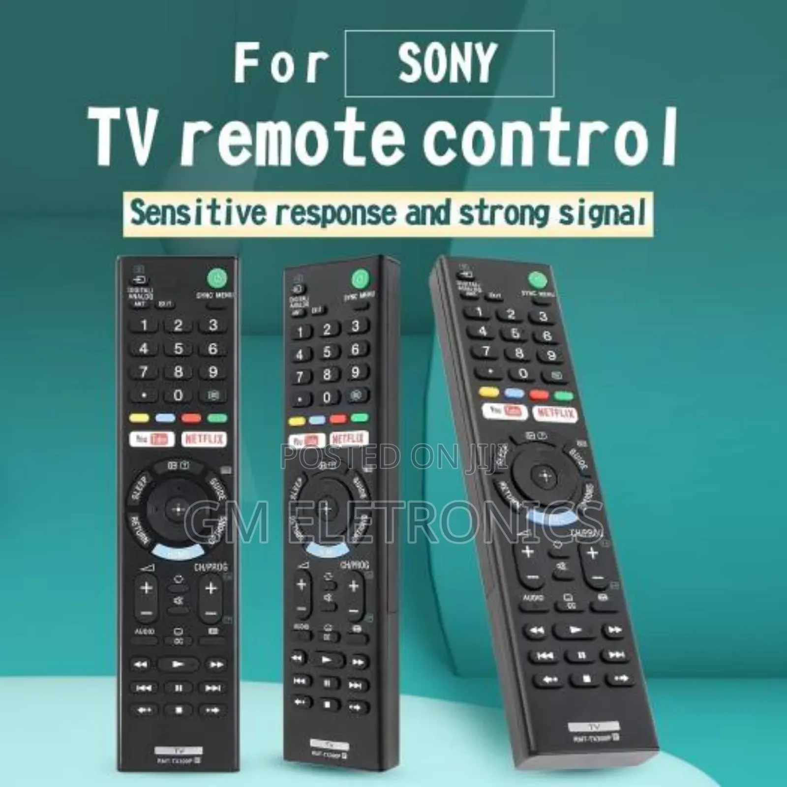 Replacement Remote- Sony RMT-Tx300p, Tx202p Tx203p LCD TV.