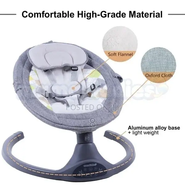 Baby Swing With Bluetooth Soothing Melodies – Gentle Motio