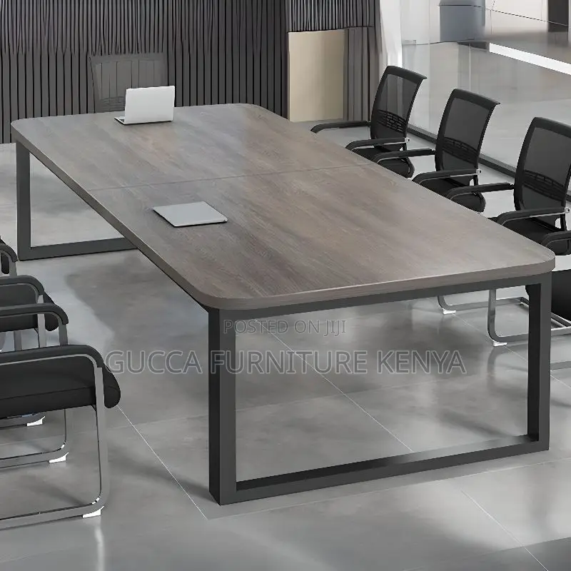 Office Table: 2400mm Rectangular Wooden Conference Table