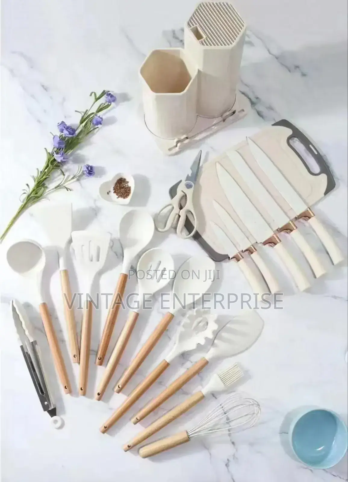 *19pcs Silicon Spoons /Knife Set**