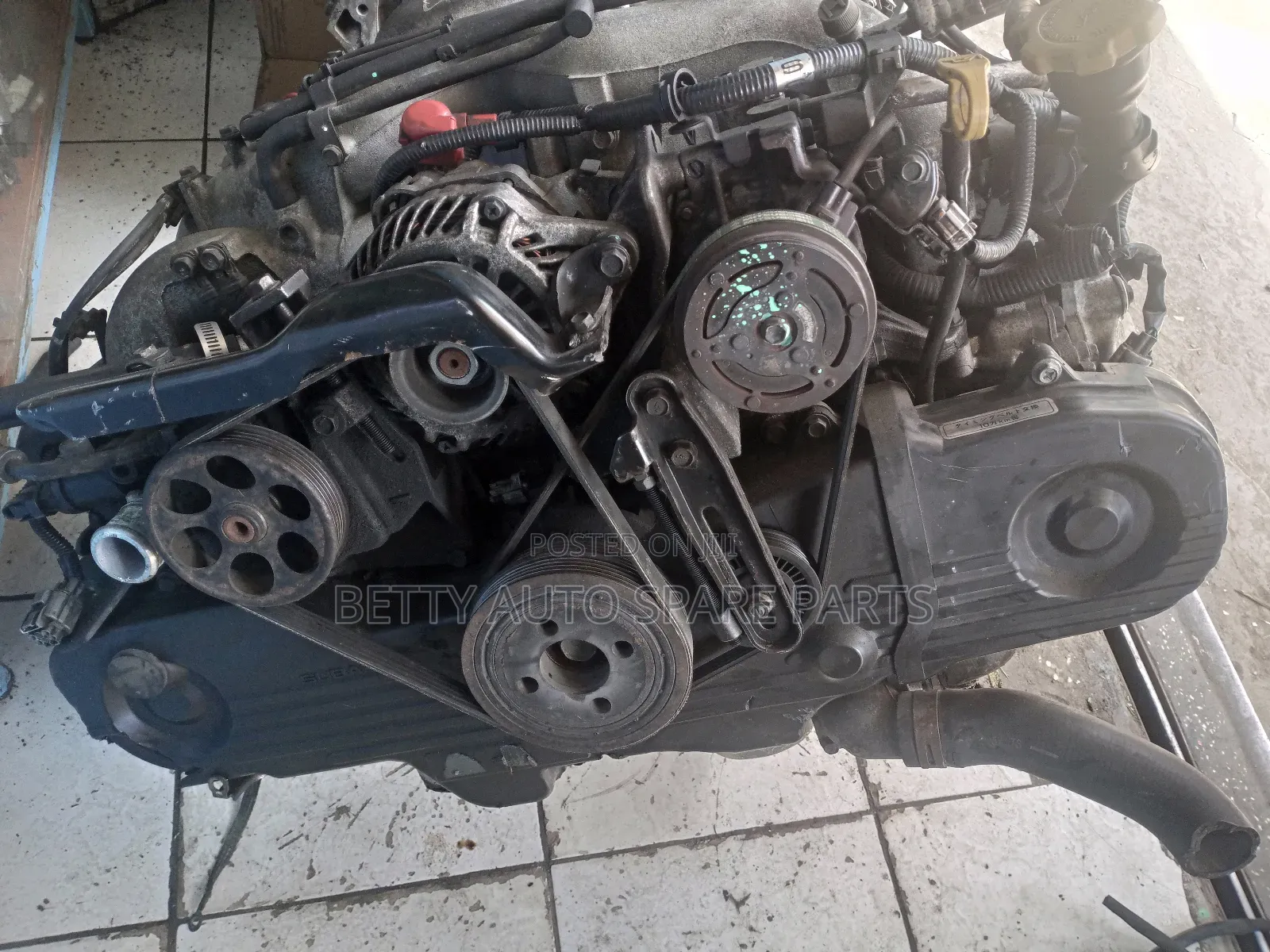 Subaru Bp9-022042 Ej25 Non Turbo Complete Engine