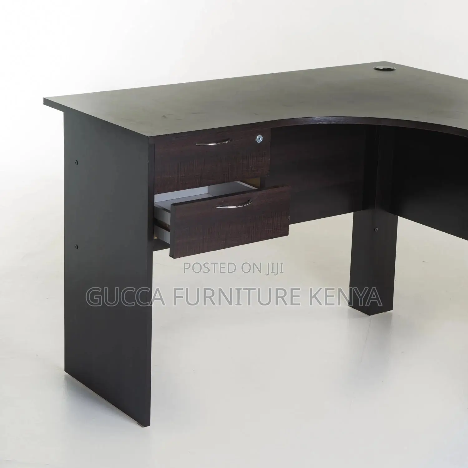 Office Desk: 1.2 Meters Curved Wooden Office Desk