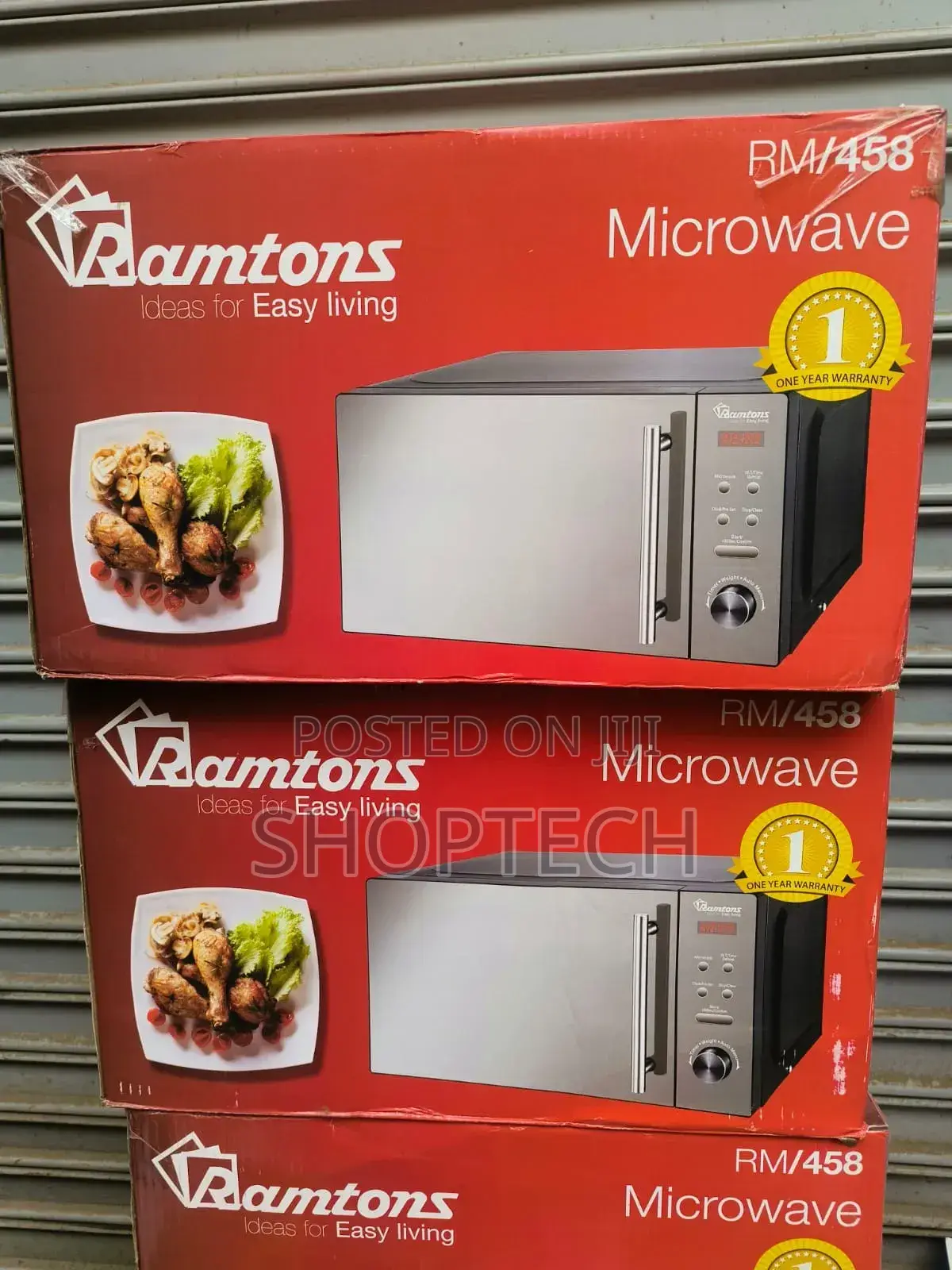 Ramtons RM/458 - Digital Glass Microwave, 700W - 20L