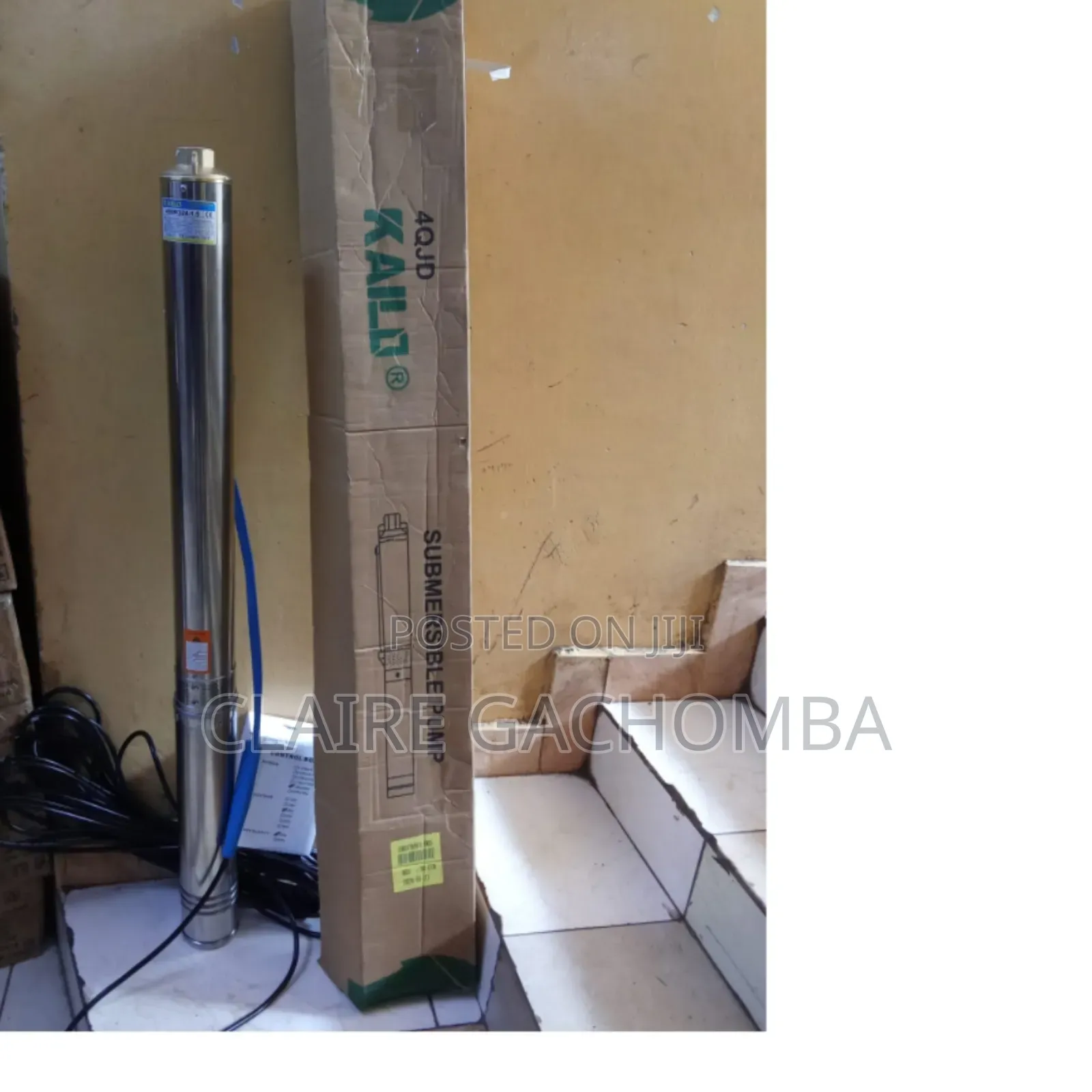 New 1.0hp Deep Well Submersible Borehole Water Pump