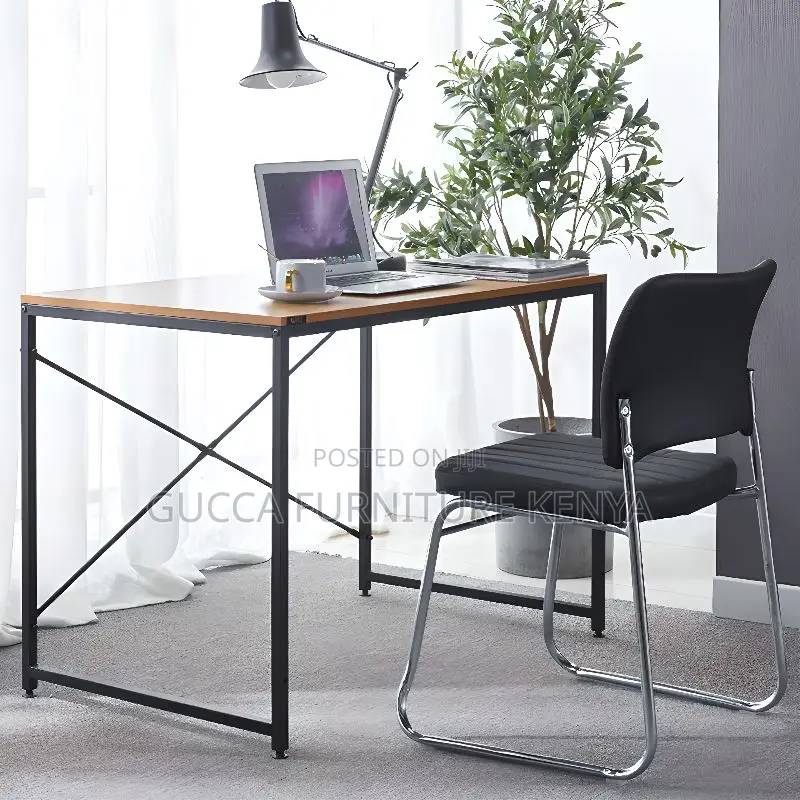Office Chairs: Black Leather Conference Room Seat