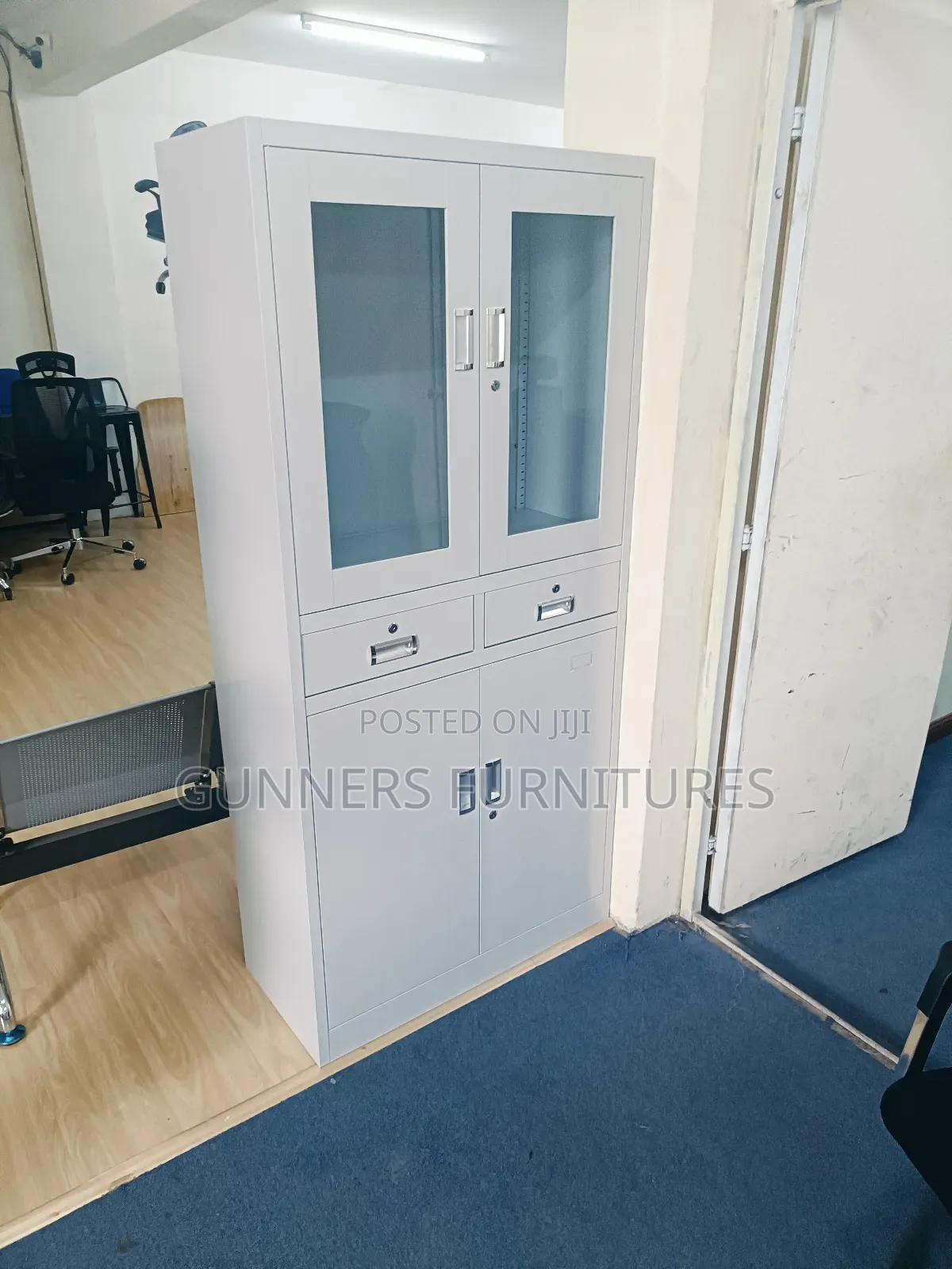 Half Glass File Cabinet.