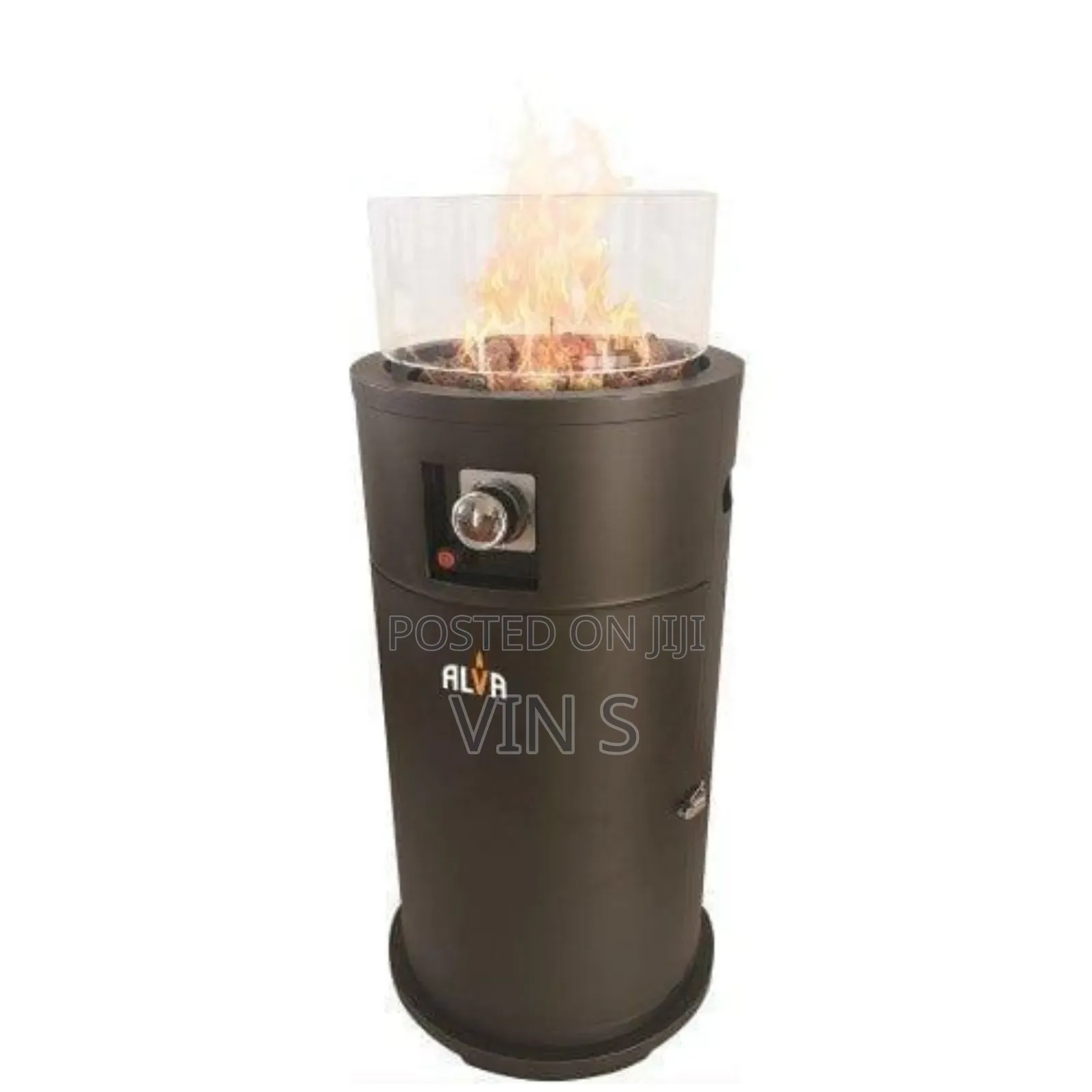 Firepit Round Patio Heater (Short-Stand) + Lava Stones