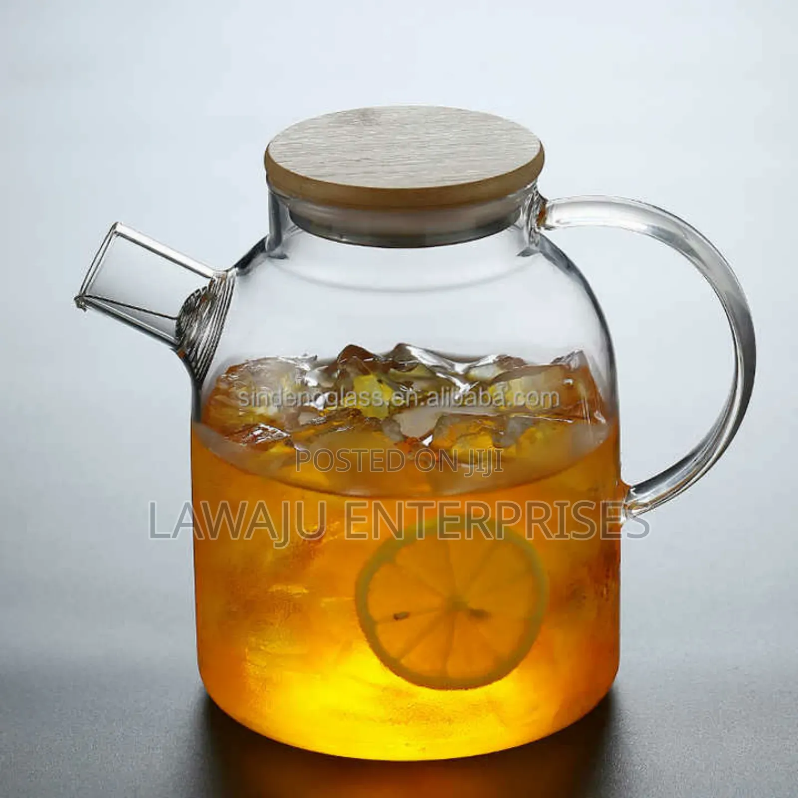 High Borosillicate 1800ml Glass Teapot