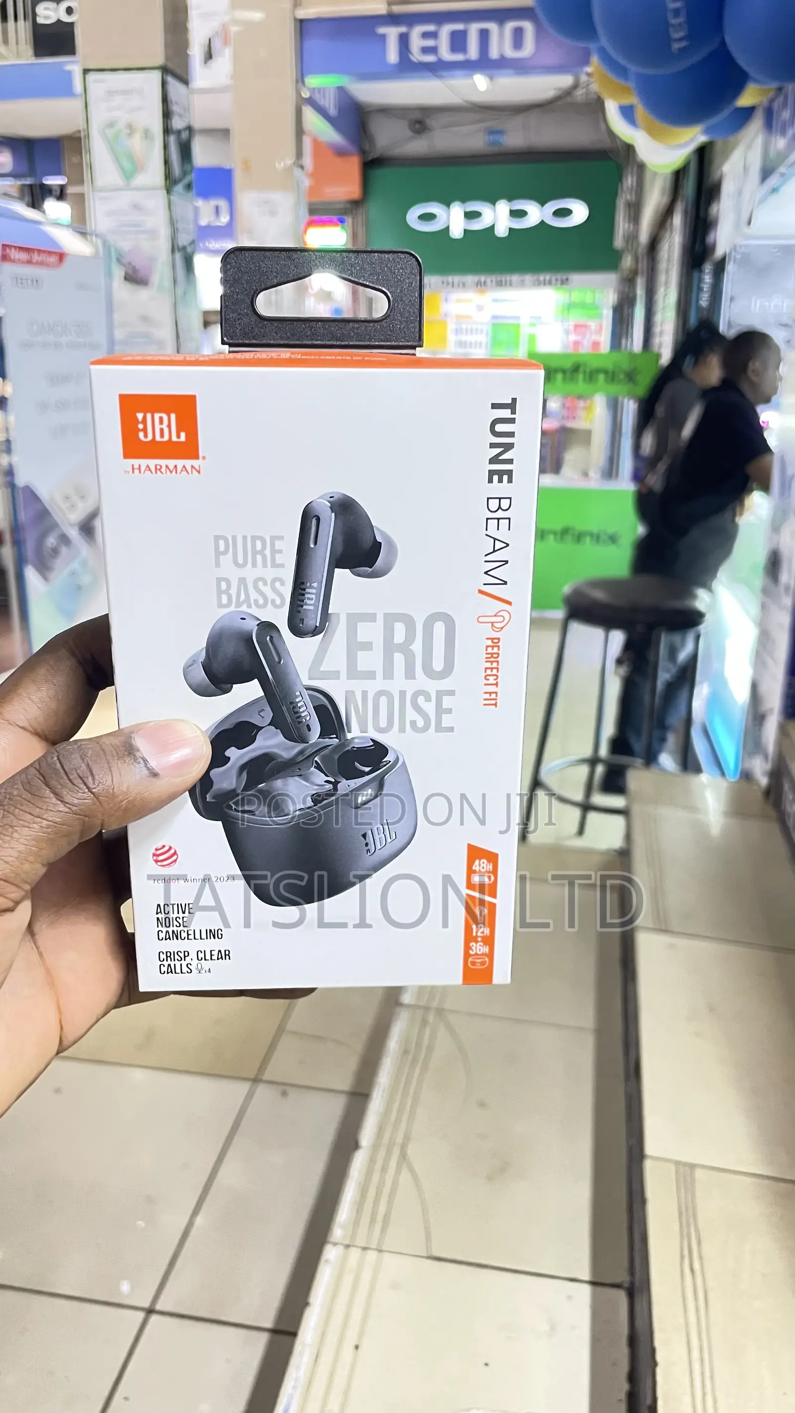 JBL Wave Beam in-Ear Wireless Earbuds TWS With Mic,App for C