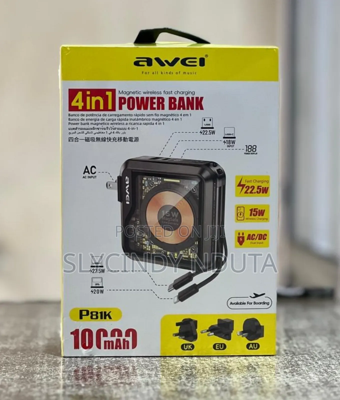 Awei 4 in 1 Power Bank