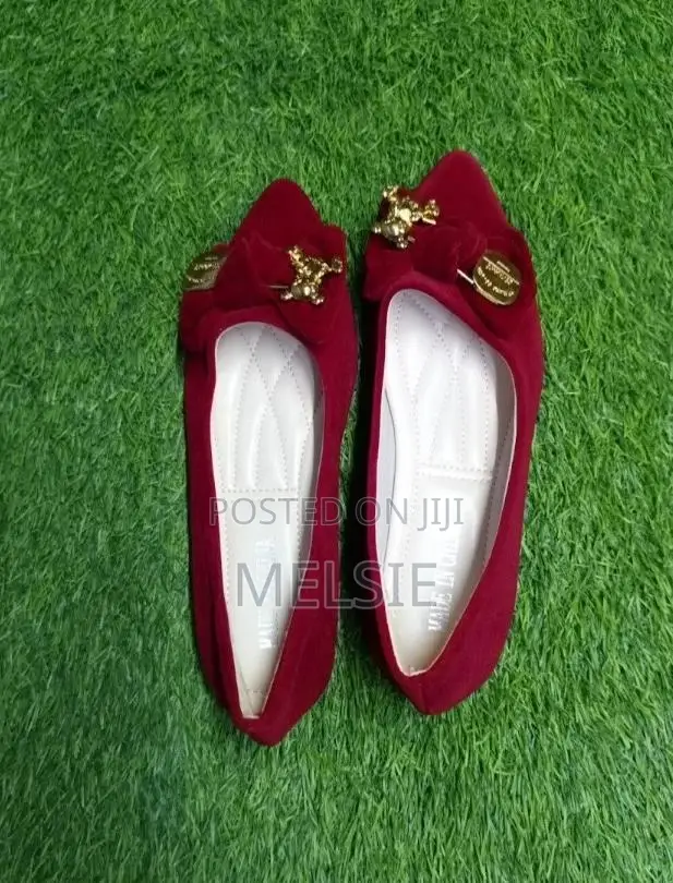 Women Flats Pink Black Pure Color Toe Office Lady DOLL SHOES