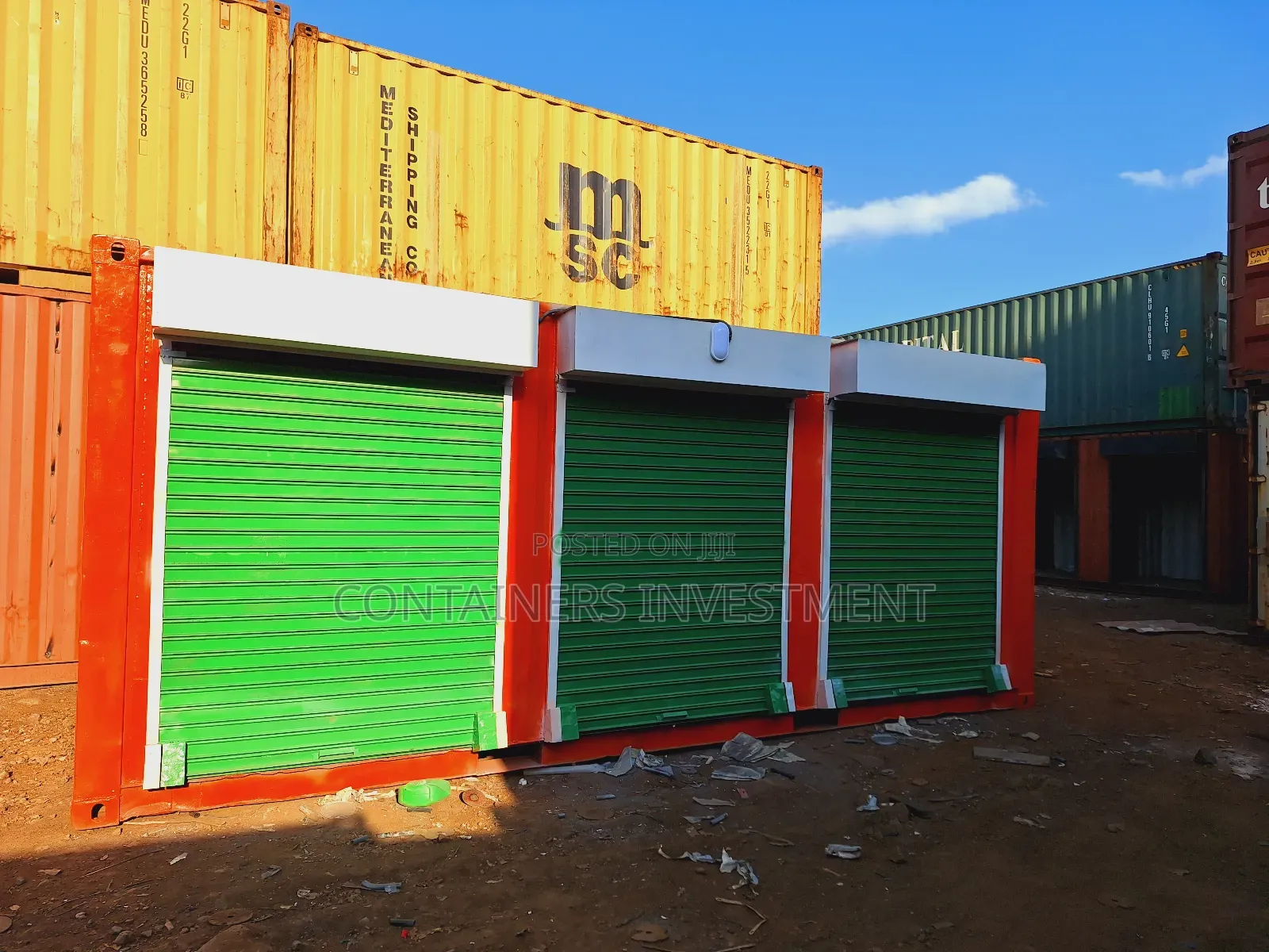 20ft Container With 3 Business Stalls- Ready for Supply