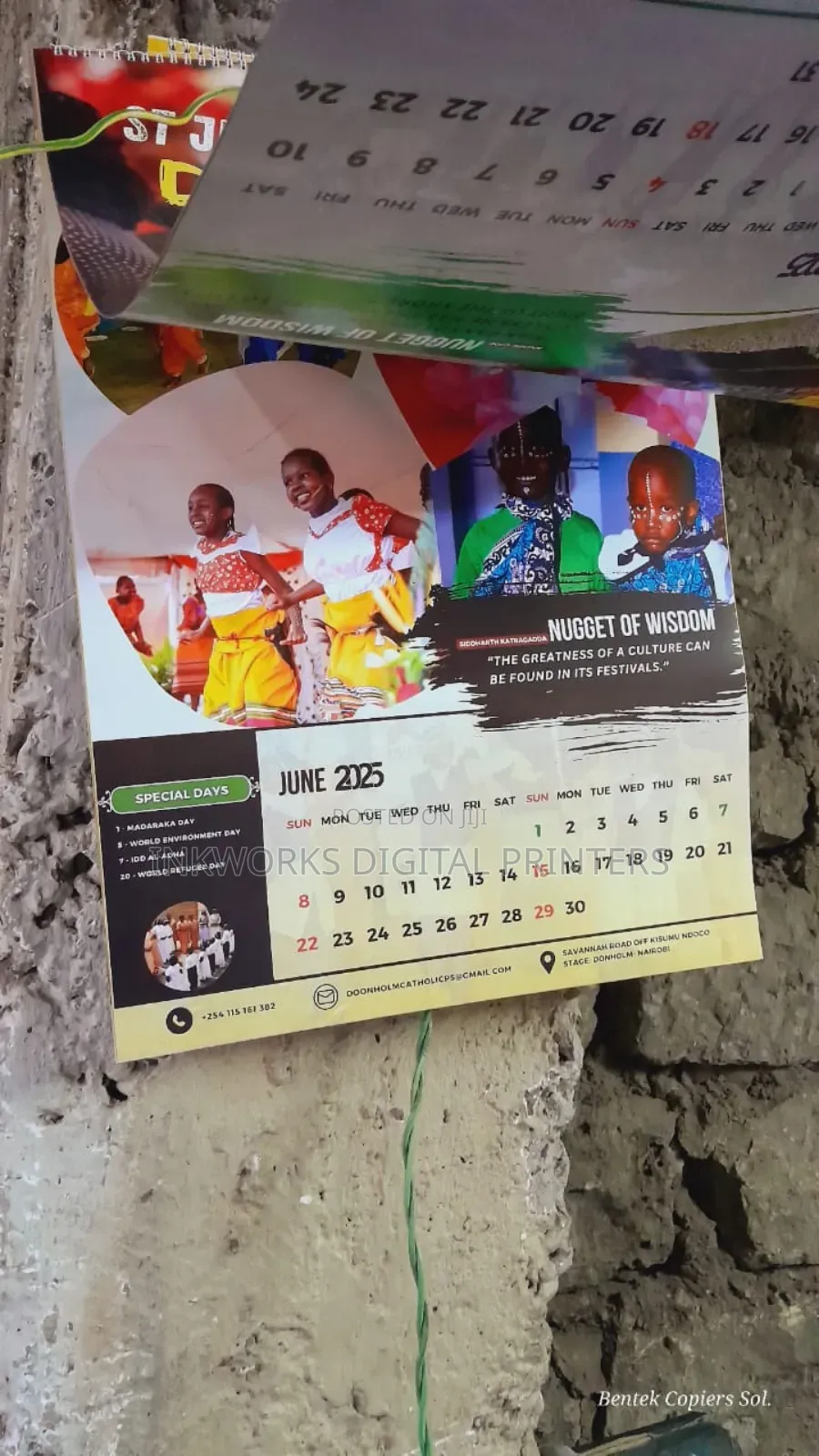 Corporate A2 Calendars Printing