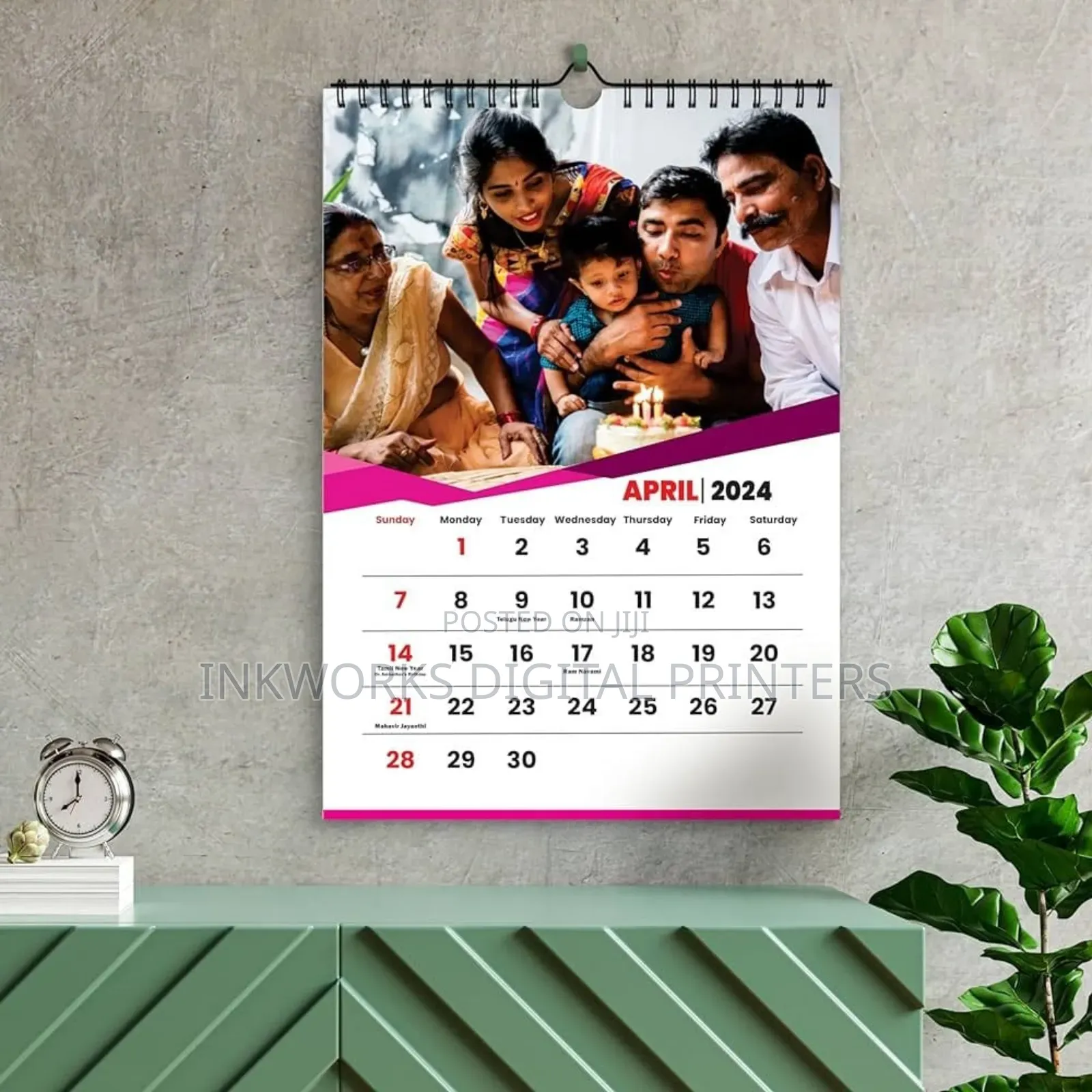A3 Wall Calendars Printing