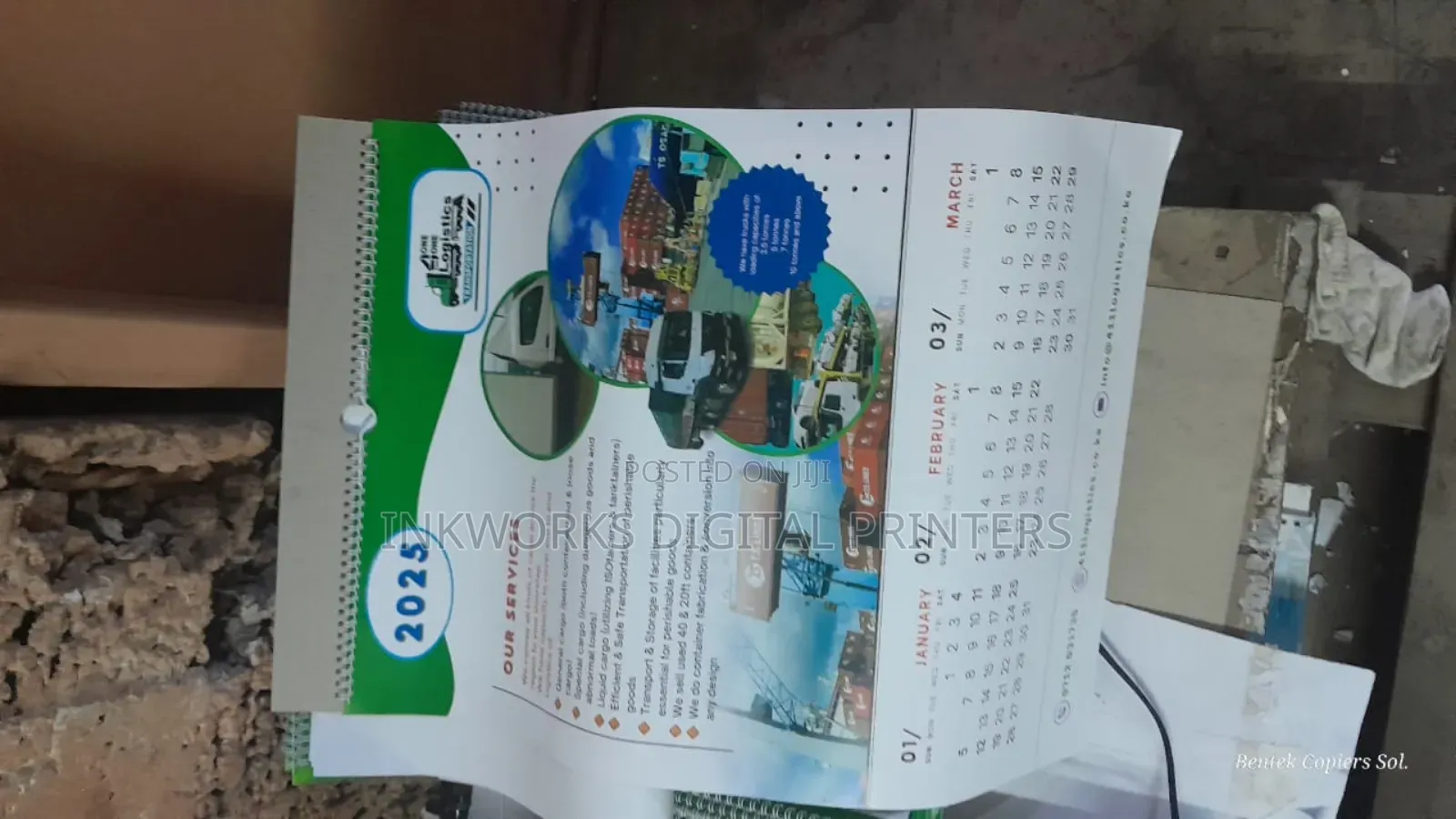 A2 Calendars Printing Full Color High Quality Printing