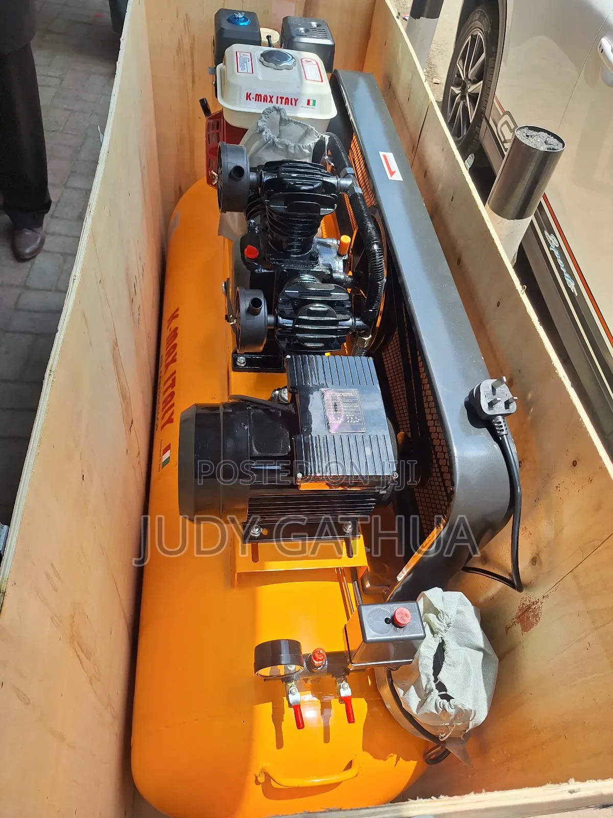 Compressor 300l Both Petrol And Electric