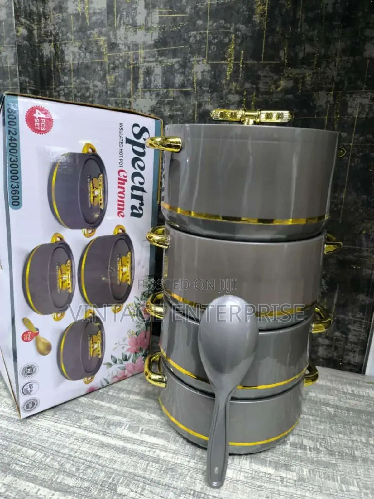 *4pcs Grey Spectra Hotpots"