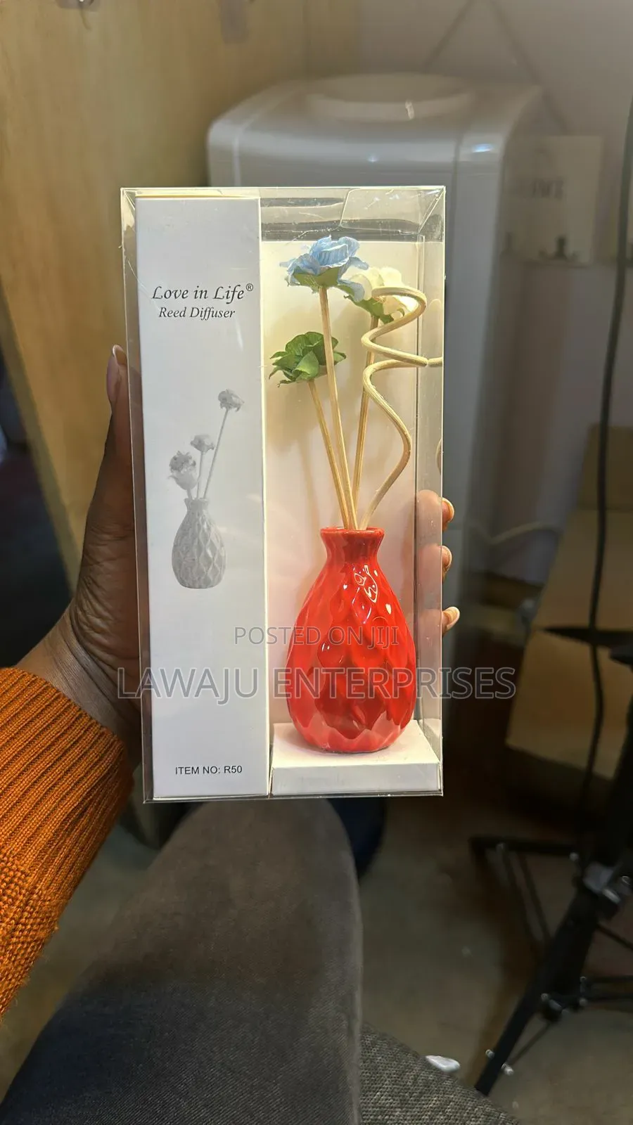 Red Ceramic Vase Reed Diffuser
