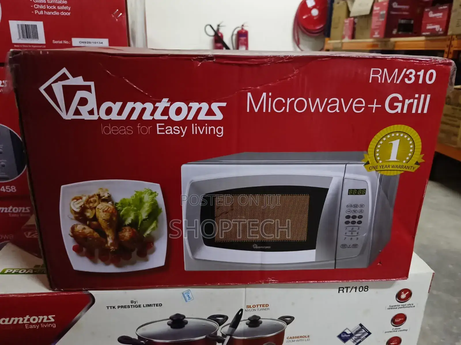 Hot Dealramtons Microwave Digital 20litres With 10