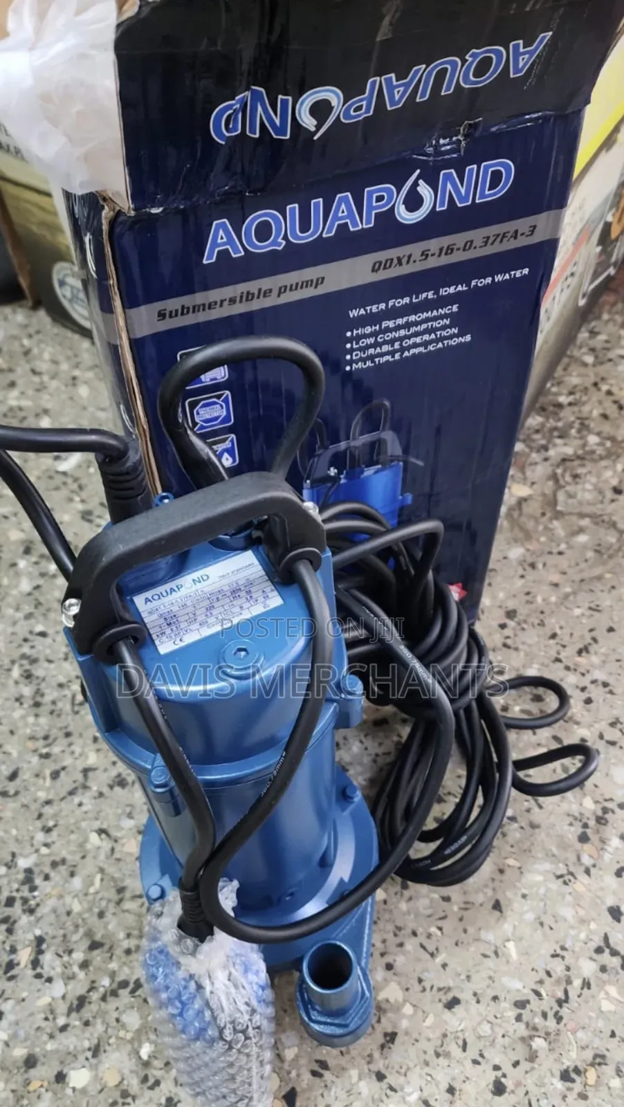 Aquapond 0.75hp Submersible Water Pump