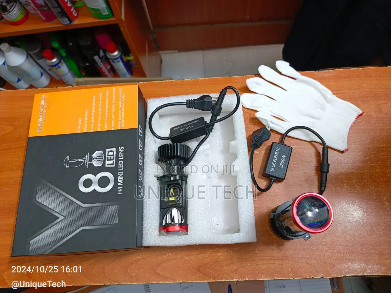 High Intensity Y8 Mini Projector Led H4 Bulbs