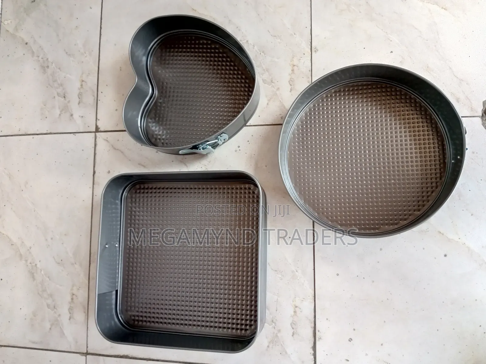 3pc Cake Mold Baking Tin