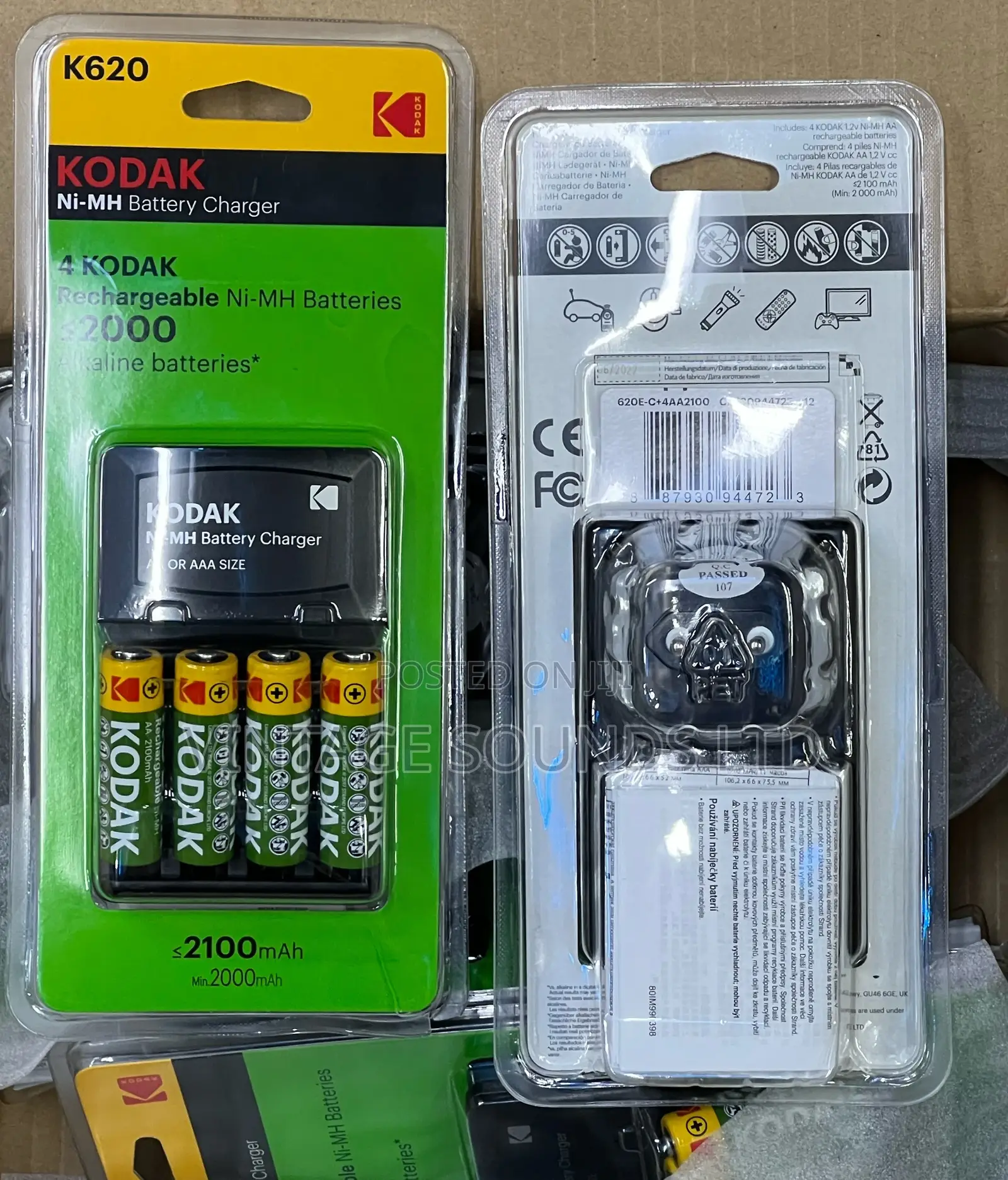 Kodak Aa Rechargeable Batteries Aa W/Charger 