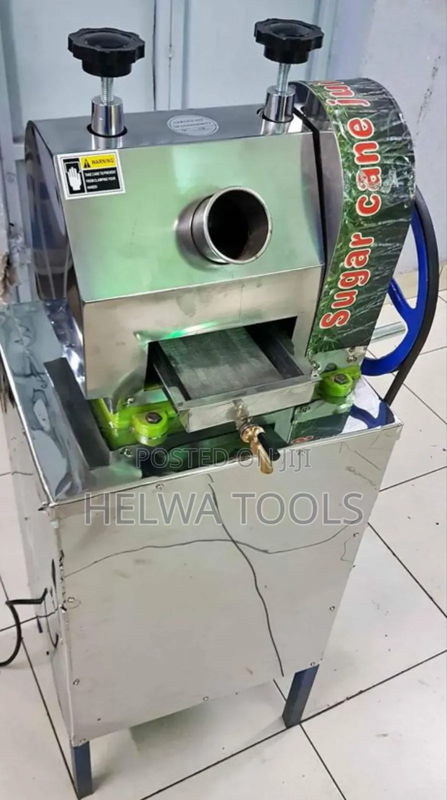 Electric and Manual Sugar Cane Extractor Machine