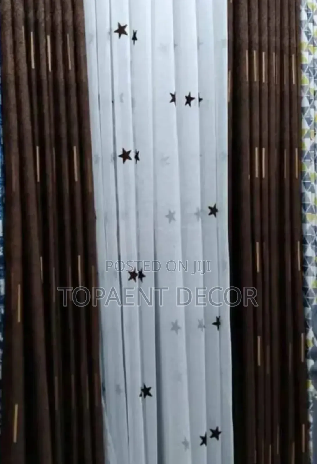 Chocolate Brown Window Ring Curtains and Sheers