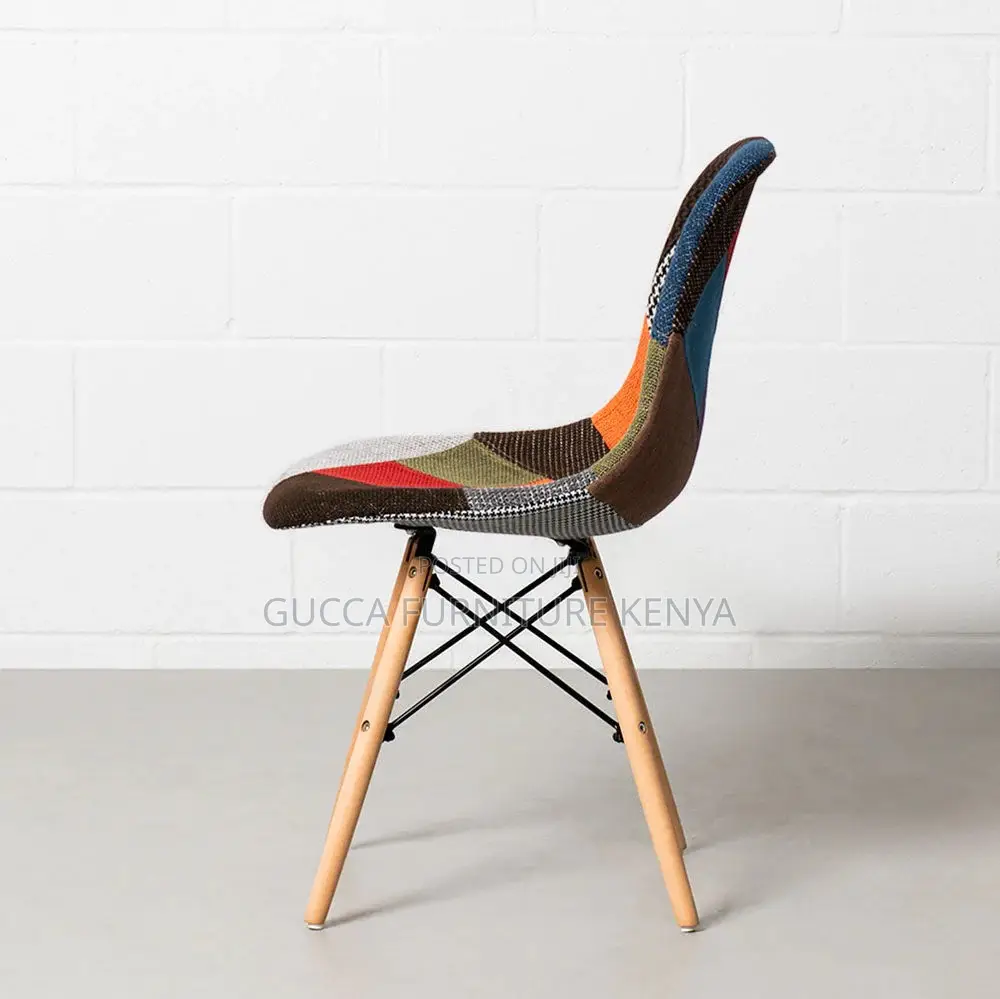 Office Chairs: Eames Vintage Patch Work Leisure Chairs