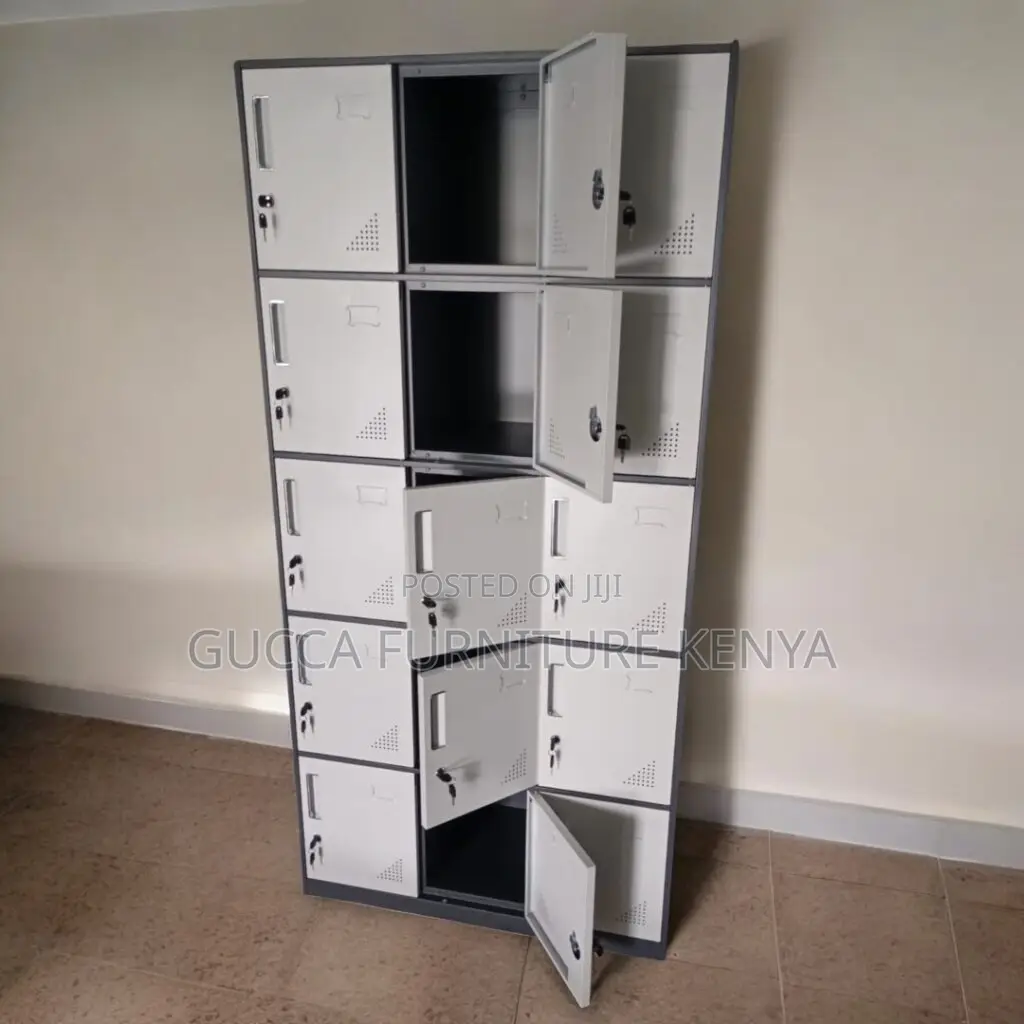 Cabinets: Staff Steel Storage Locker Cabinet With 15 Doors