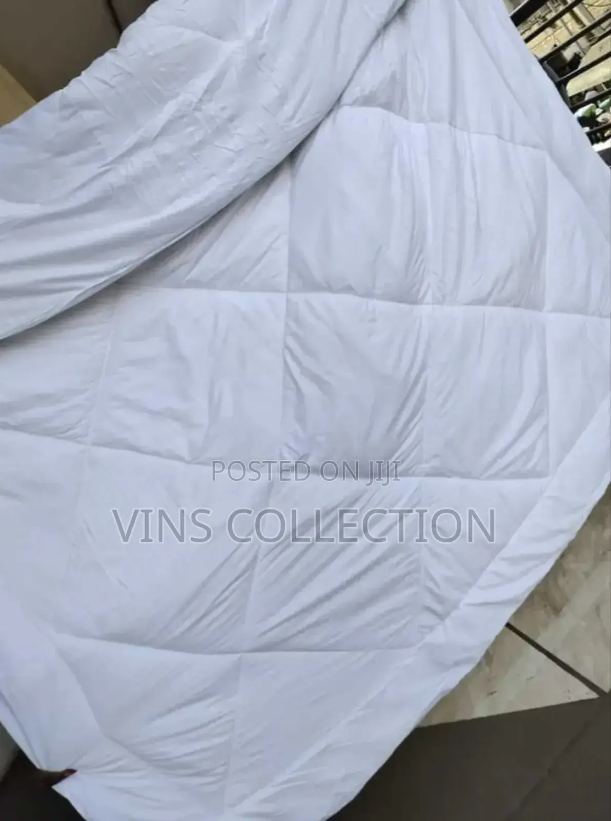 White Beddings Cotton All Stripped