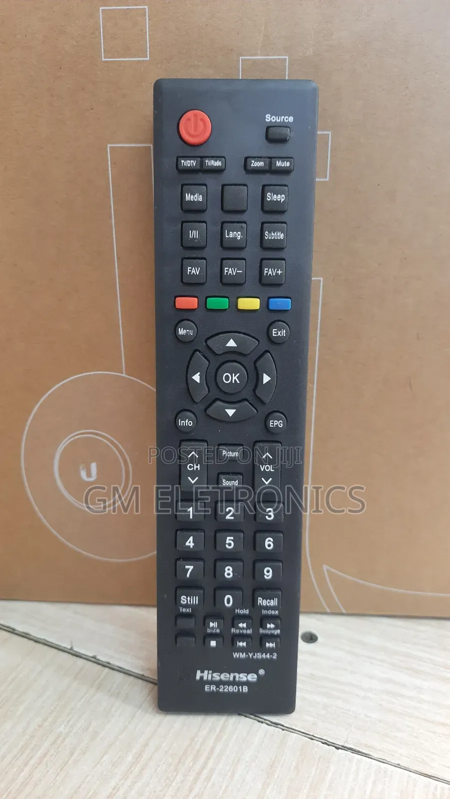Remote for TV Hisense He32m2165hts He43m2165fts Lhd24d33eu