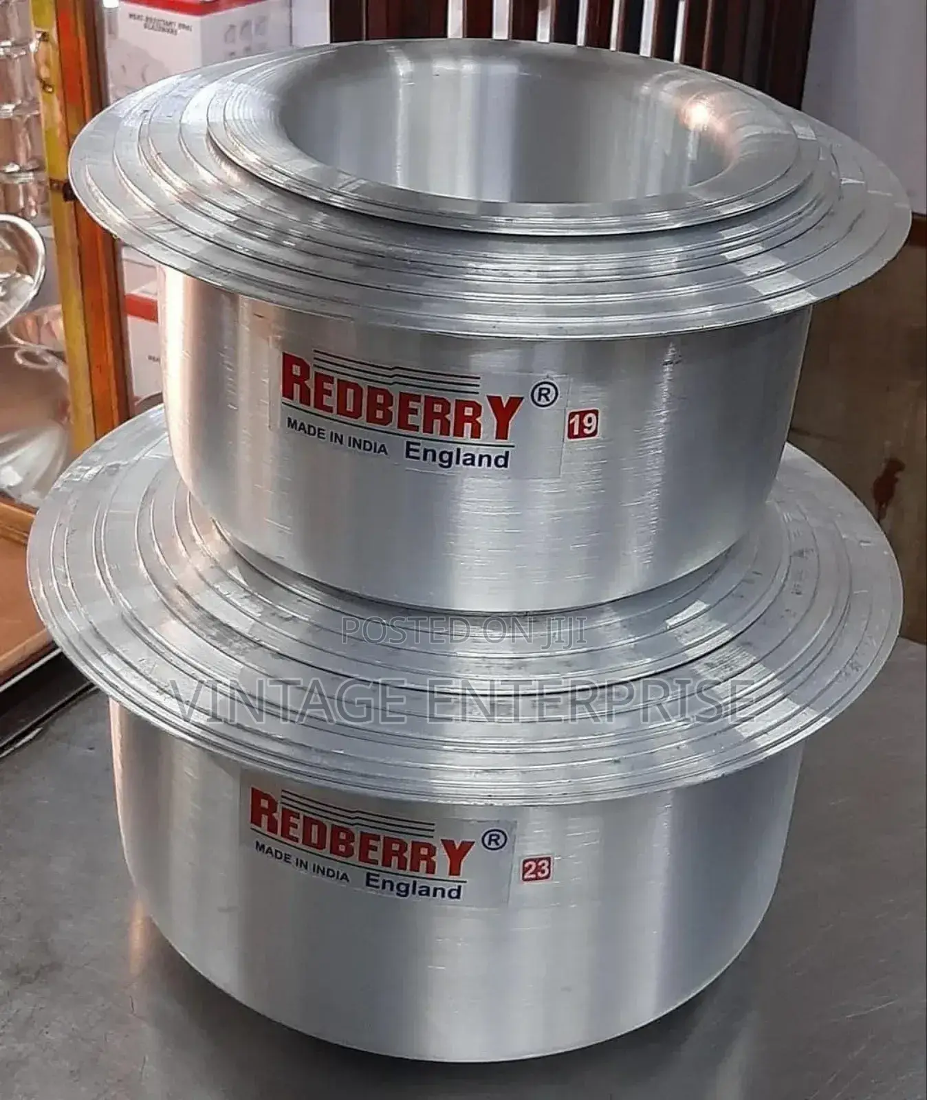 Redberry Aluminum Sufuria