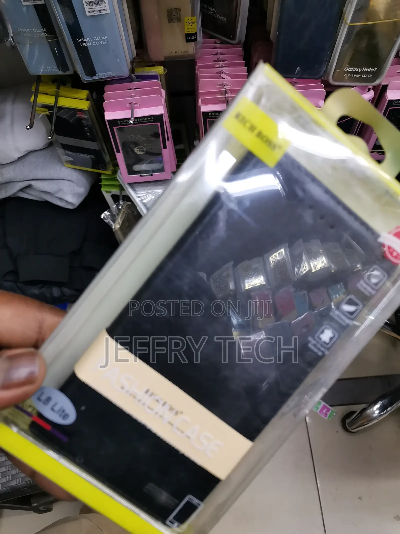 Universal Rich Boss Flip Cover for Tecno L8 Lite -Black