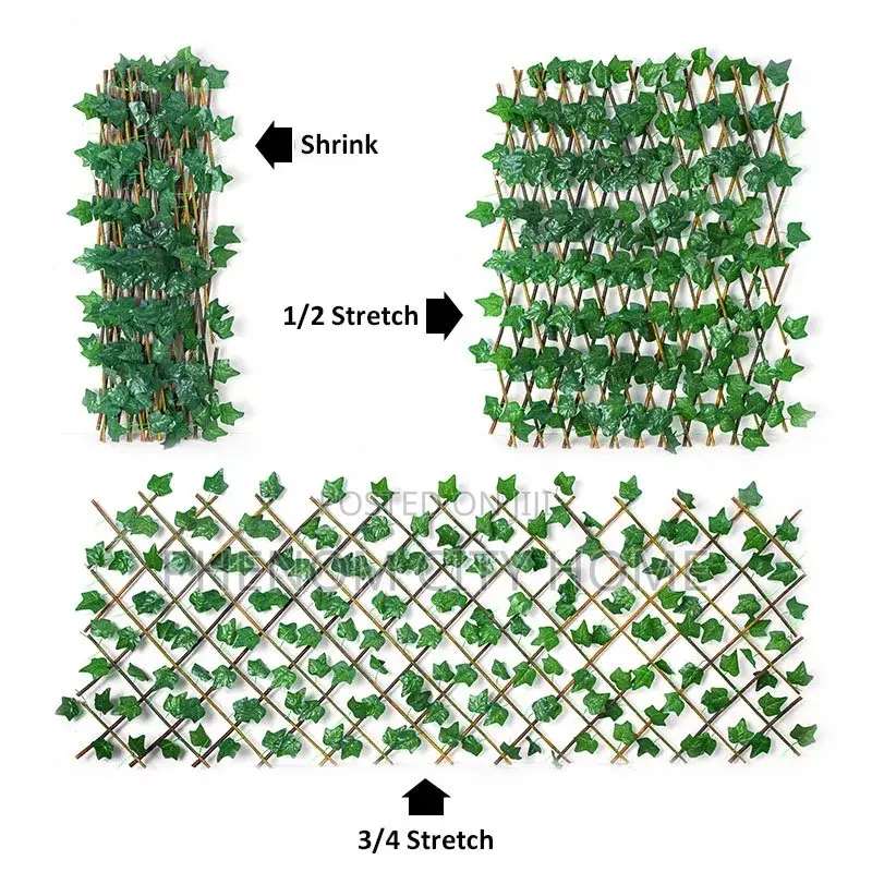 Strechable Artificial Green Fence