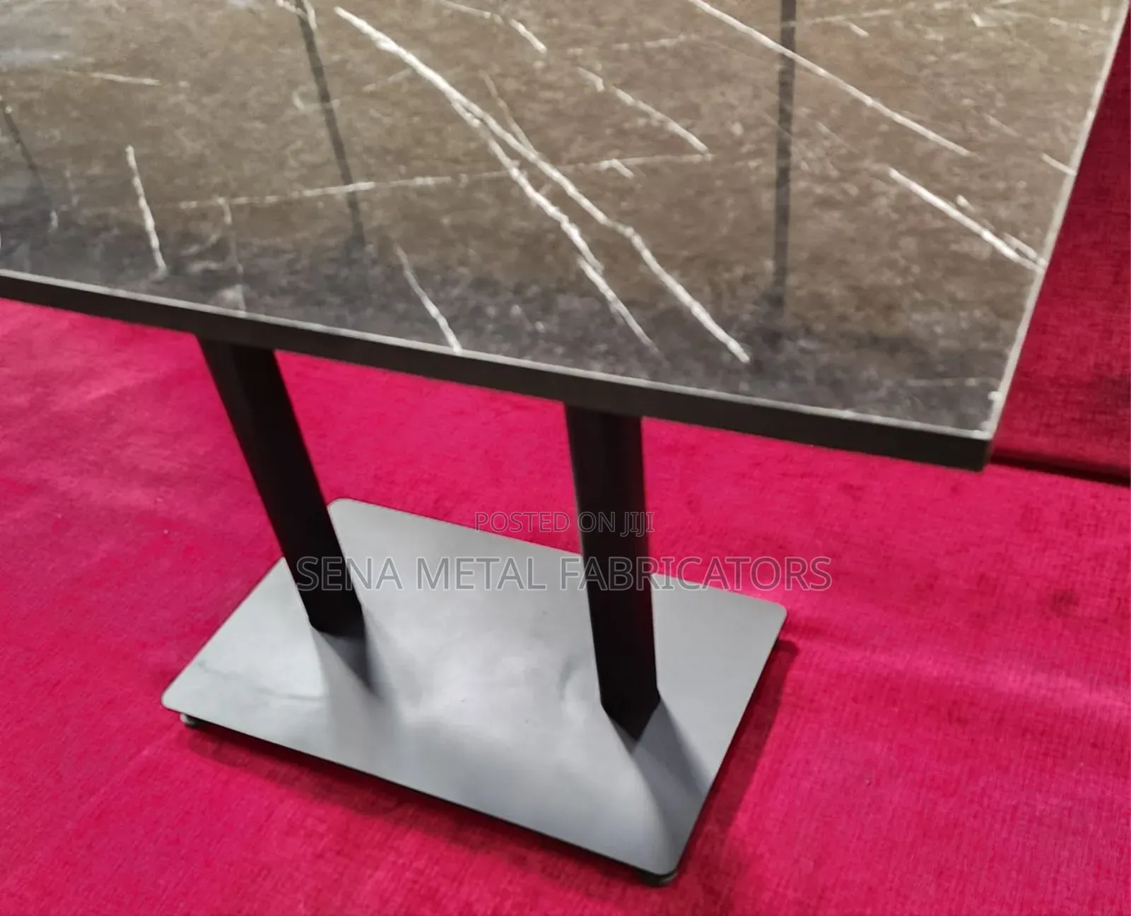 Double Metal Table Legs/Base Top Sizes/Colours Are Optional