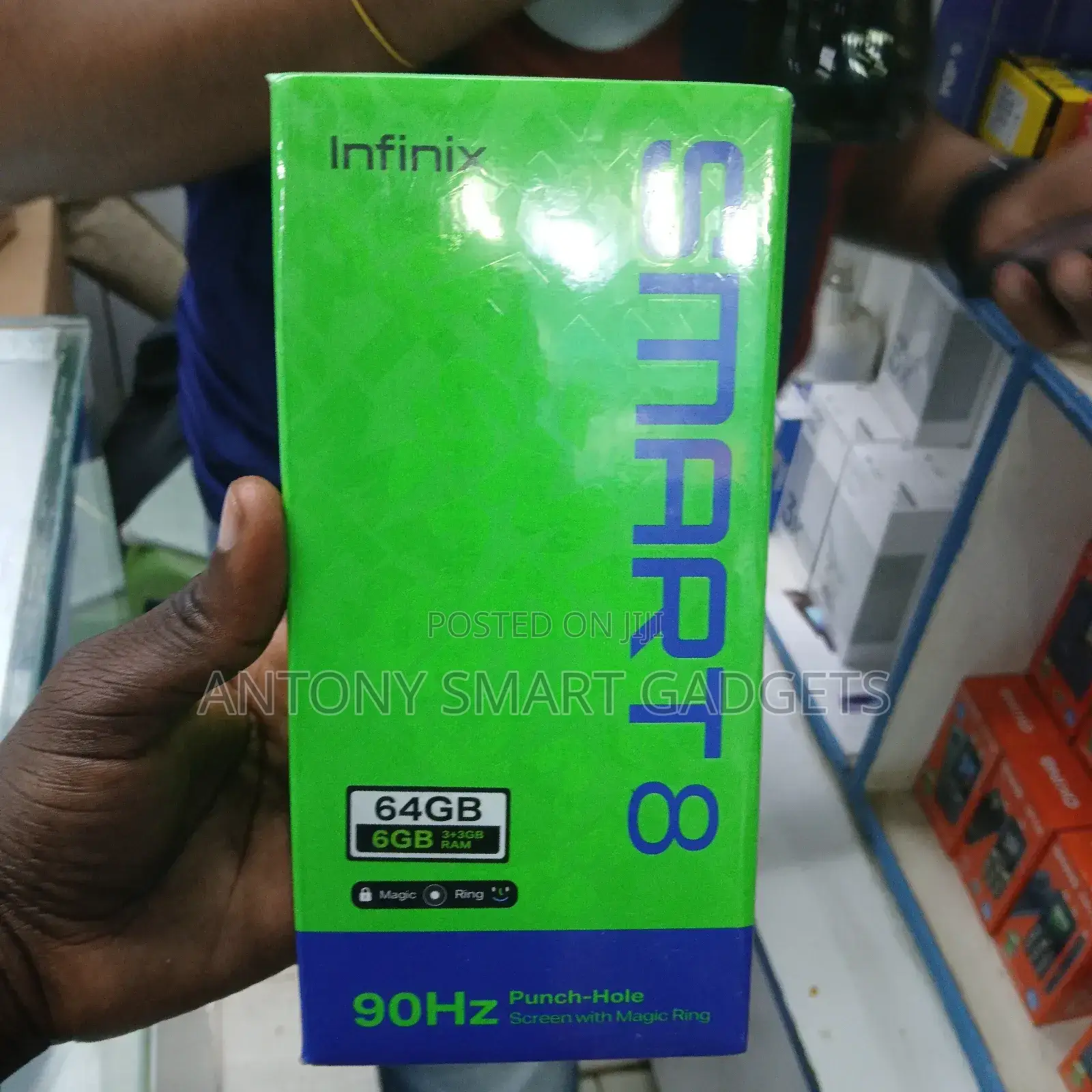 New Infinix Smart 8 64 GB Black