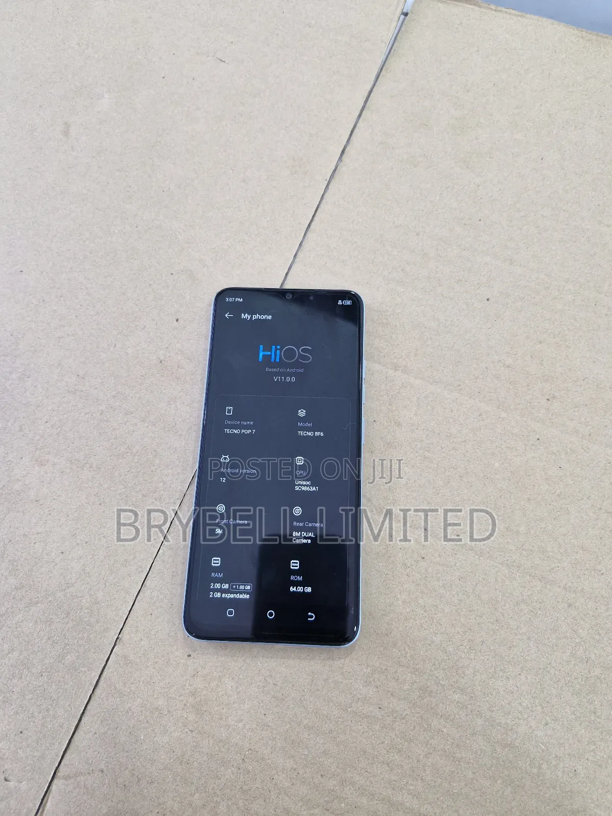 Tecno Pop 7 64 GB Blue