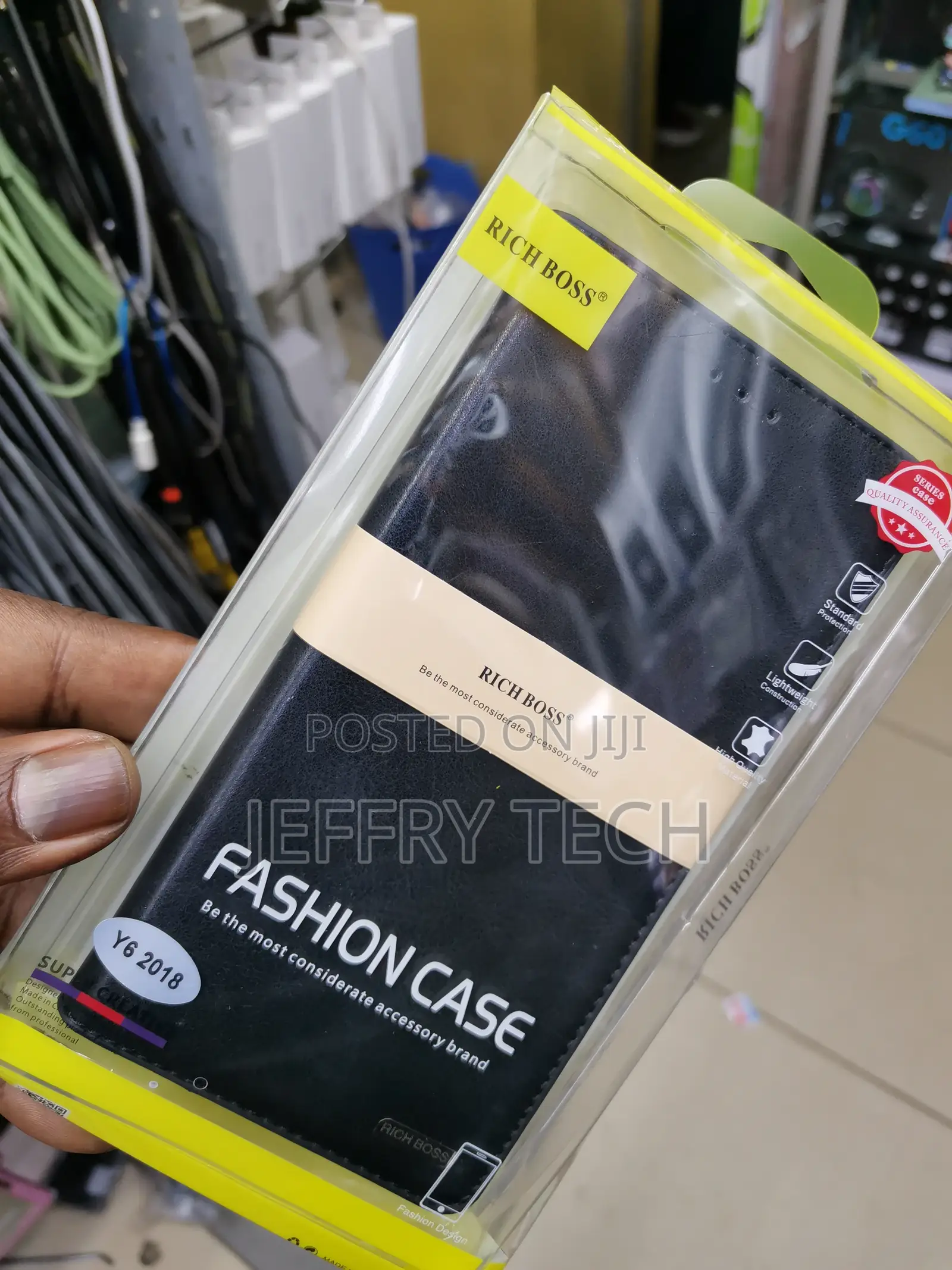 Universal Richboss Case for Huawei Y6 2018 -Black