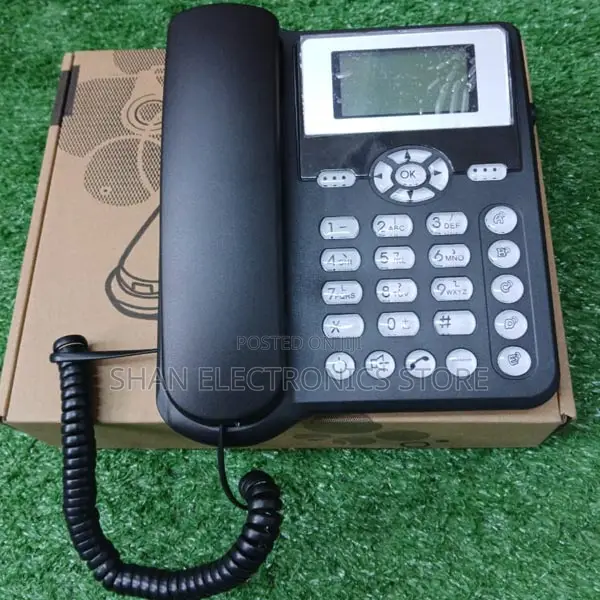 GSM Fixed Landline Desktop Phone -PORTABLE -Cordless