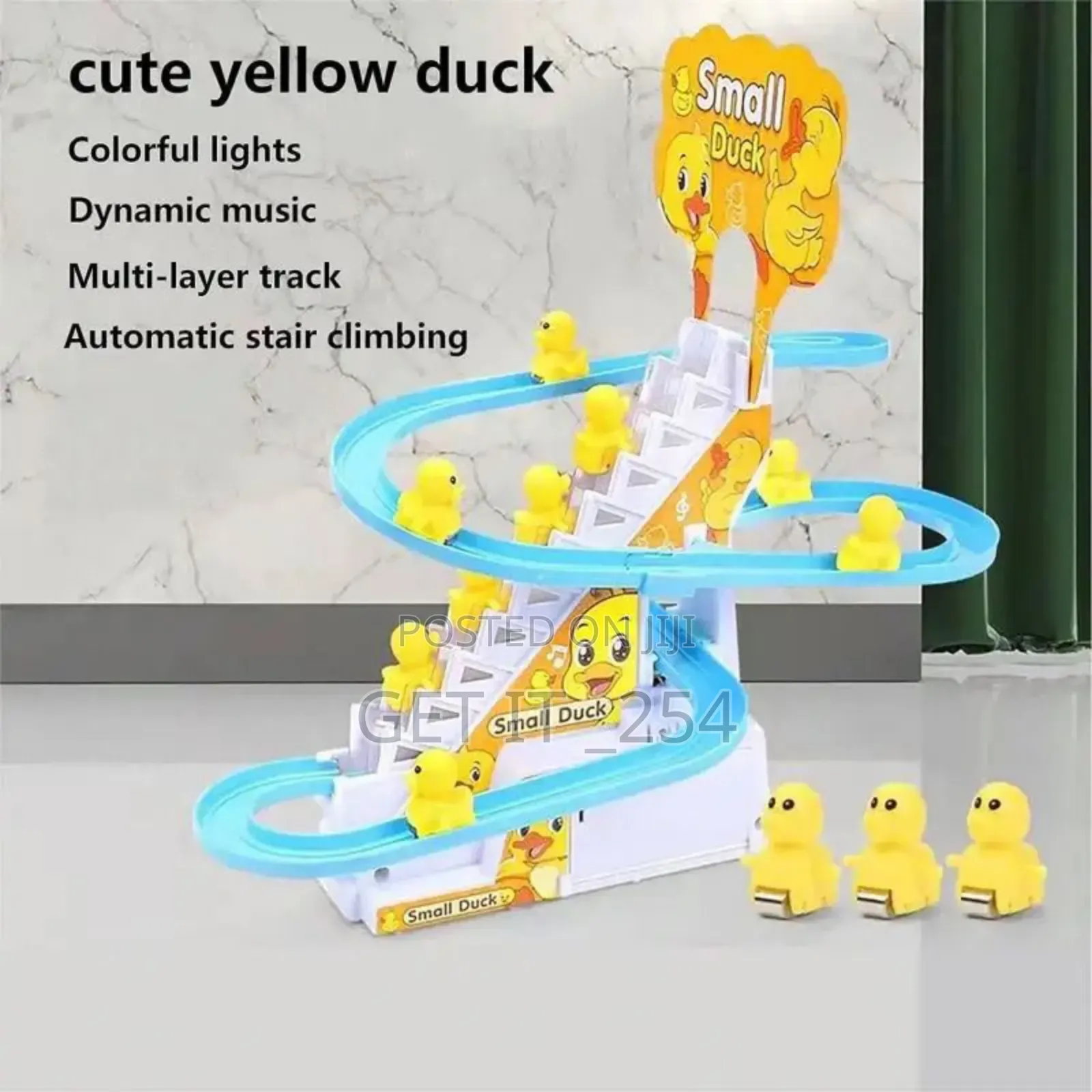 Duck Slide Kids Toy.* -Has 9 Ducklings. -Has a Set of Rech