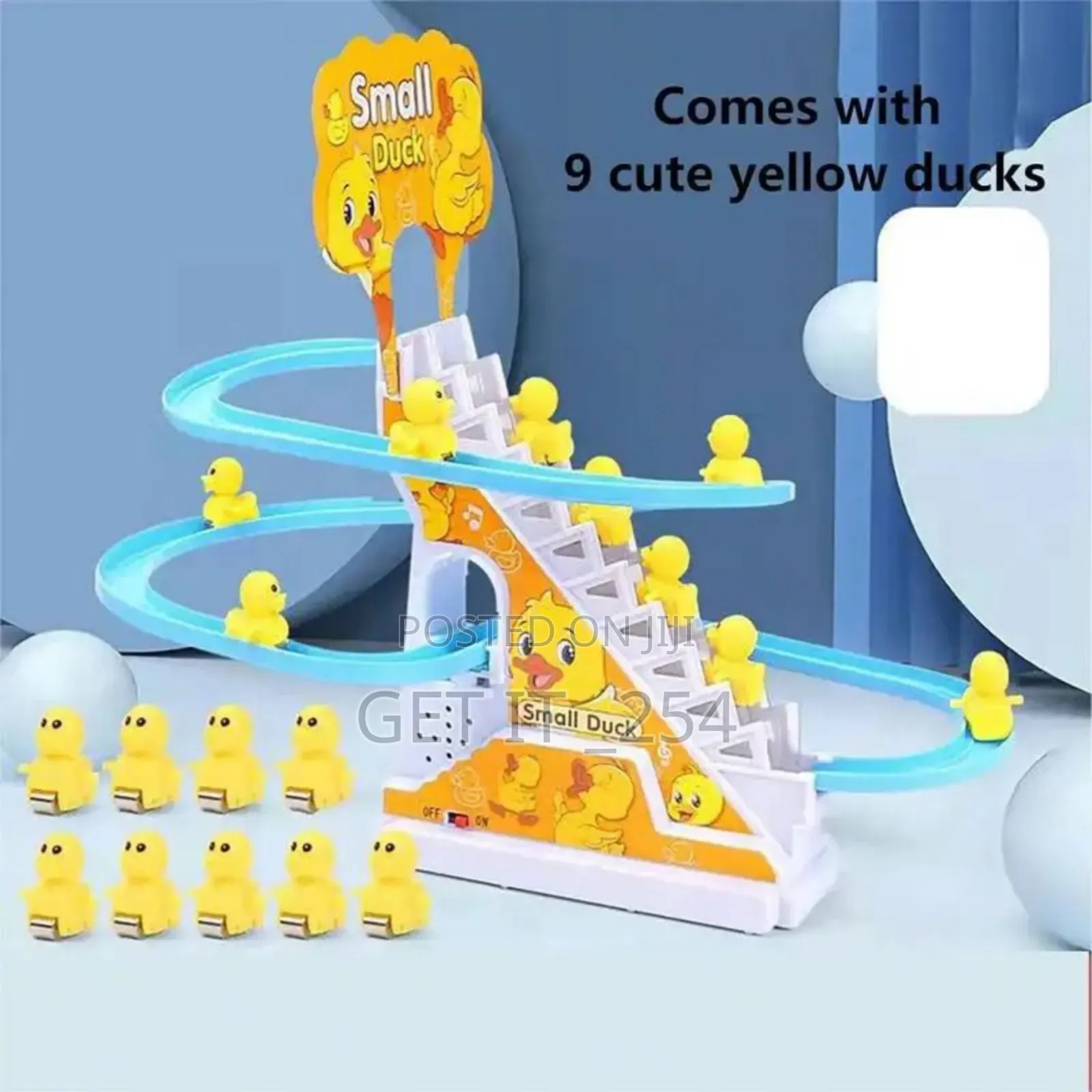 Duck Slide Kids Toy.* -Has 9 Ducklings. -Has a Set of Rech