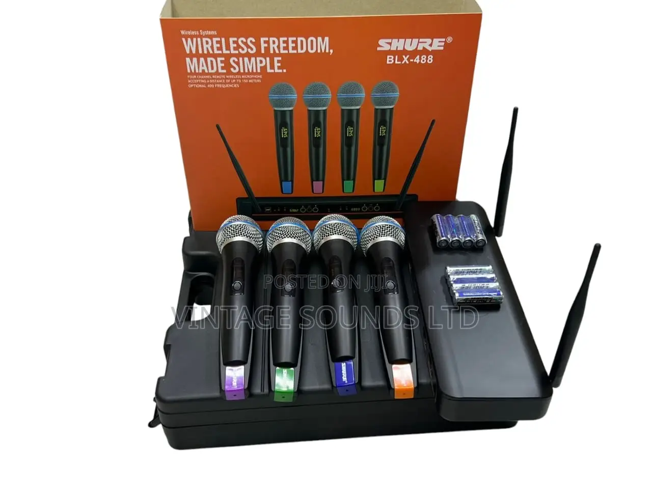 Shure Blx488 -4wireless Microphones System