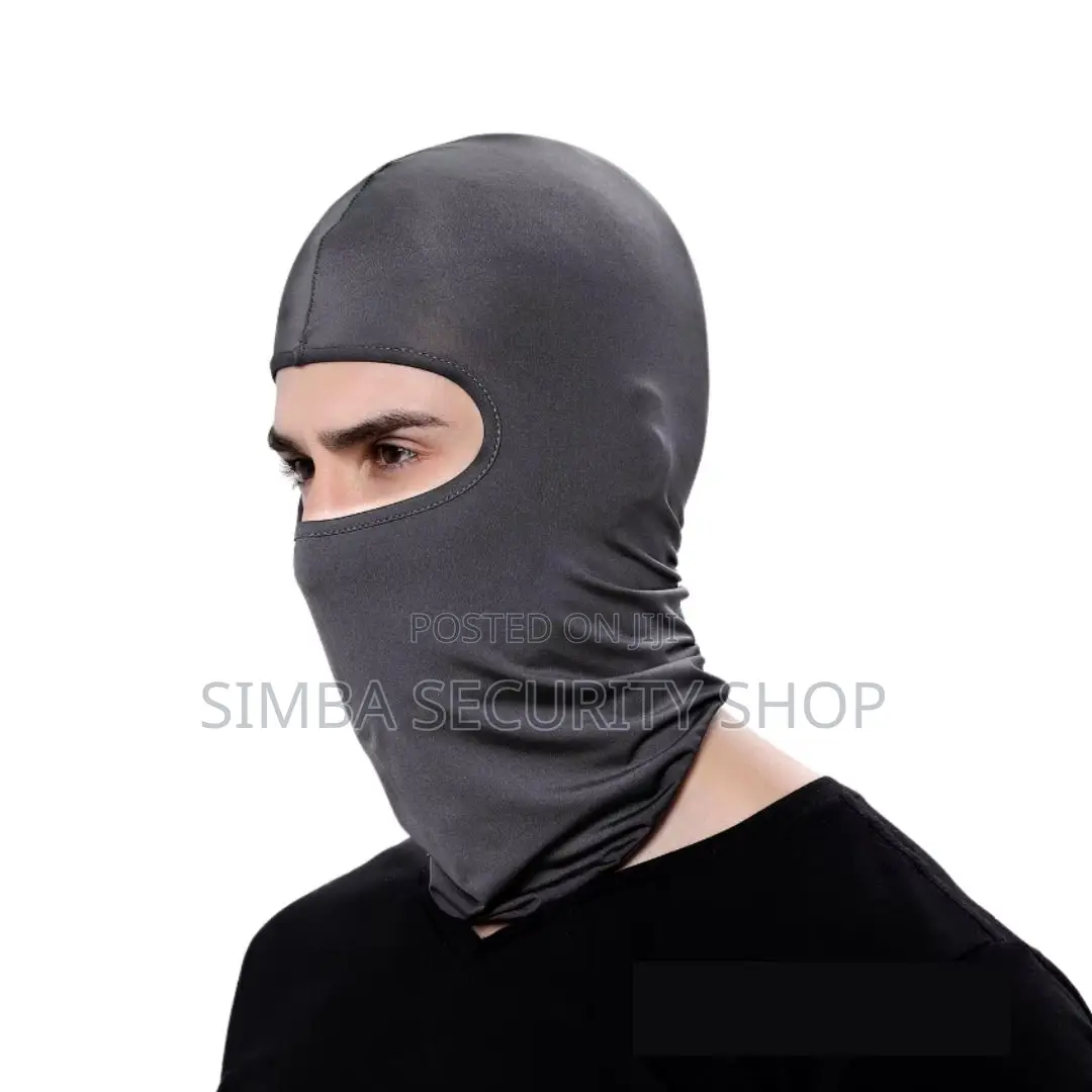 Dark Grey Light Balaclava Full Face Cover Mask Helmet Gray