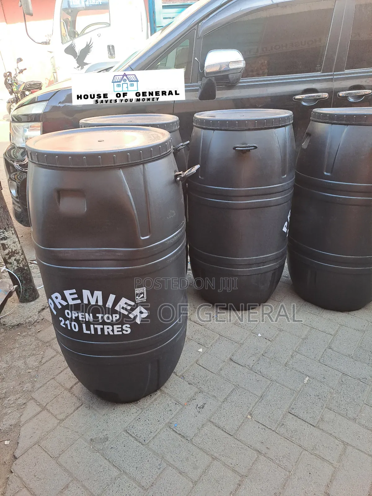 210ltr Plastic Tank Open Top Water Tank