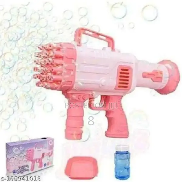 Bazooka Bubble Gun With LED Lights – Perfect for Playtime Ma