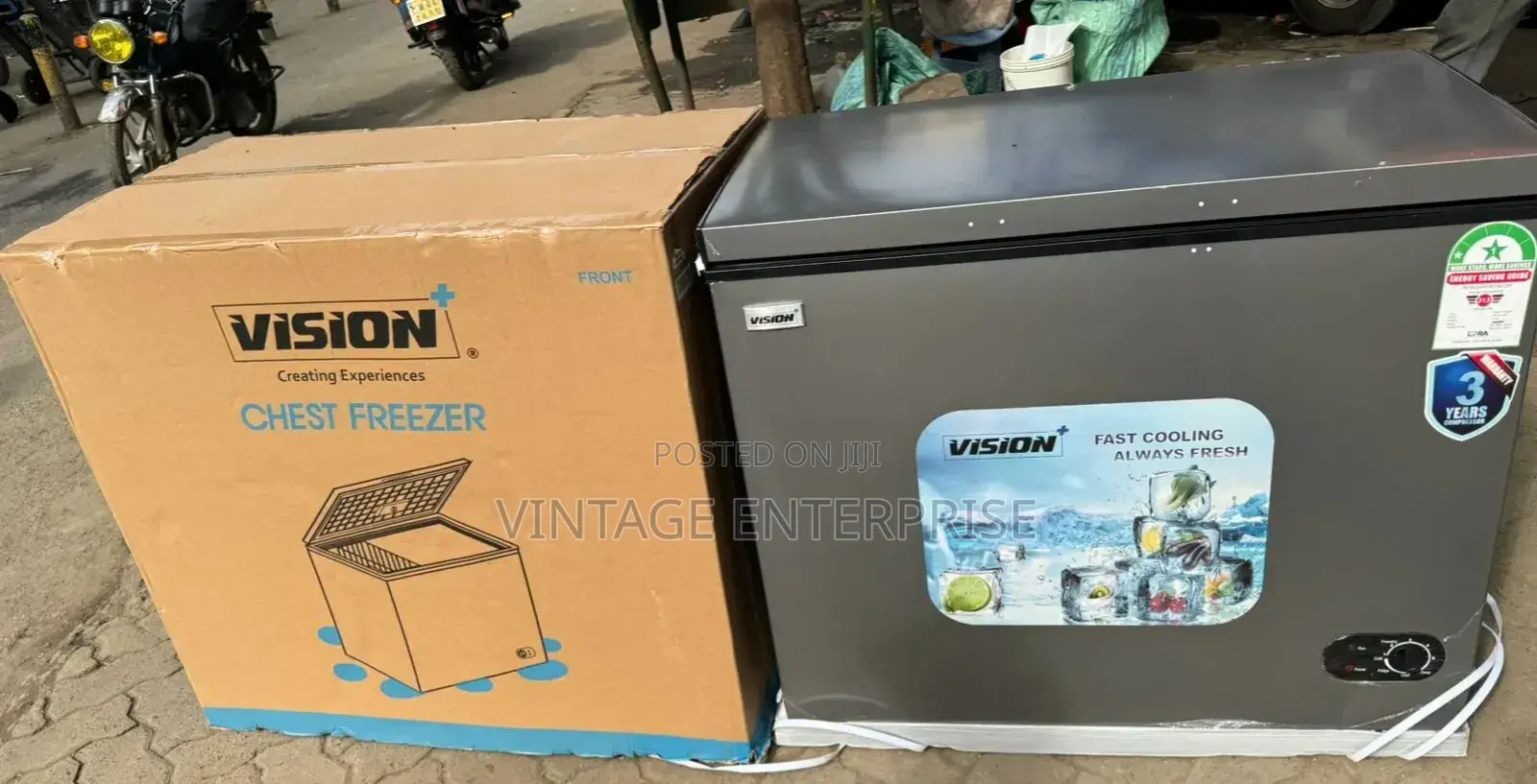 Vision Plus Chest Freezer 200L