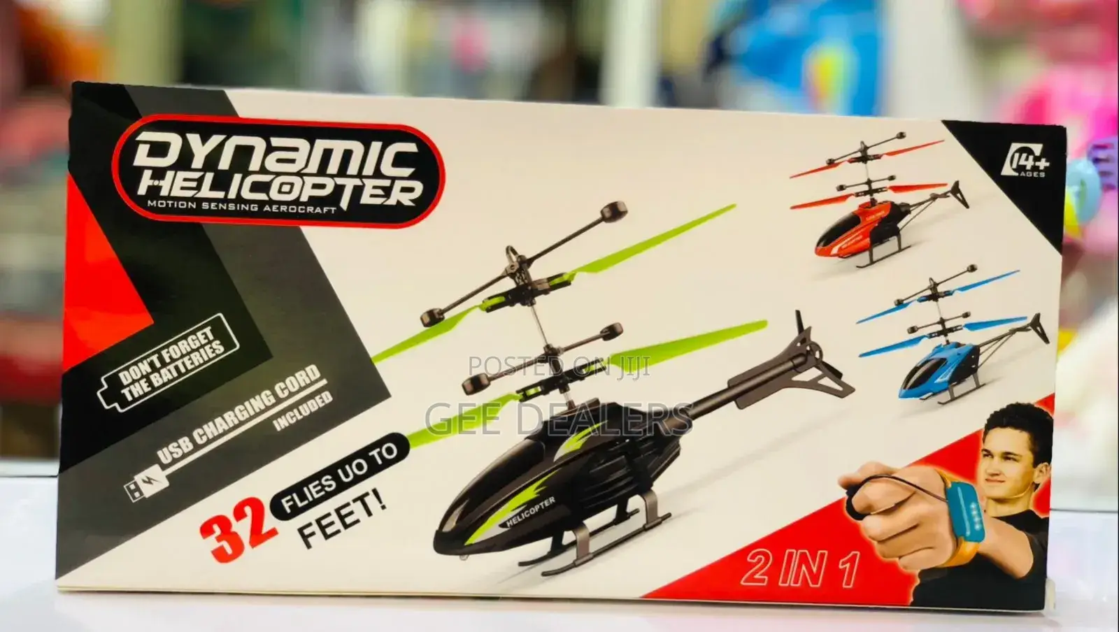 Dynamic Helicopter Toy, Gesture Sensing Helicopter